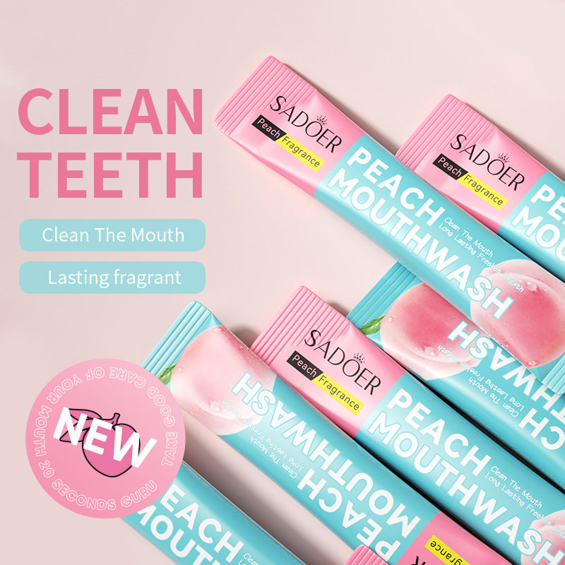 SADOER一次性漱口水 水蜜桃薄荷清新口腔護理 副圖