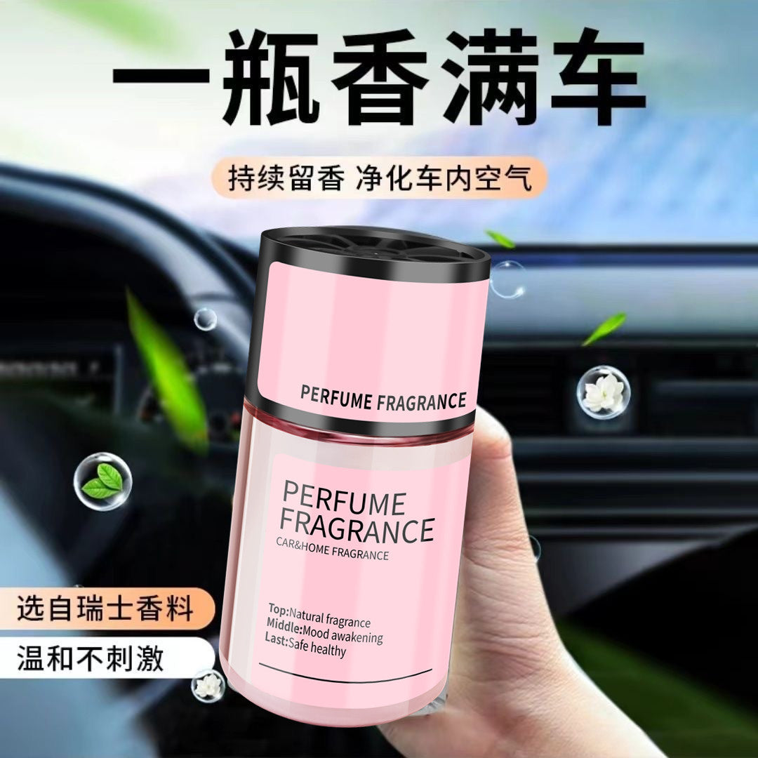 車載香薰梔子花汽車香水車用高級感香氛持久留香車內除異味清新劑 副圖