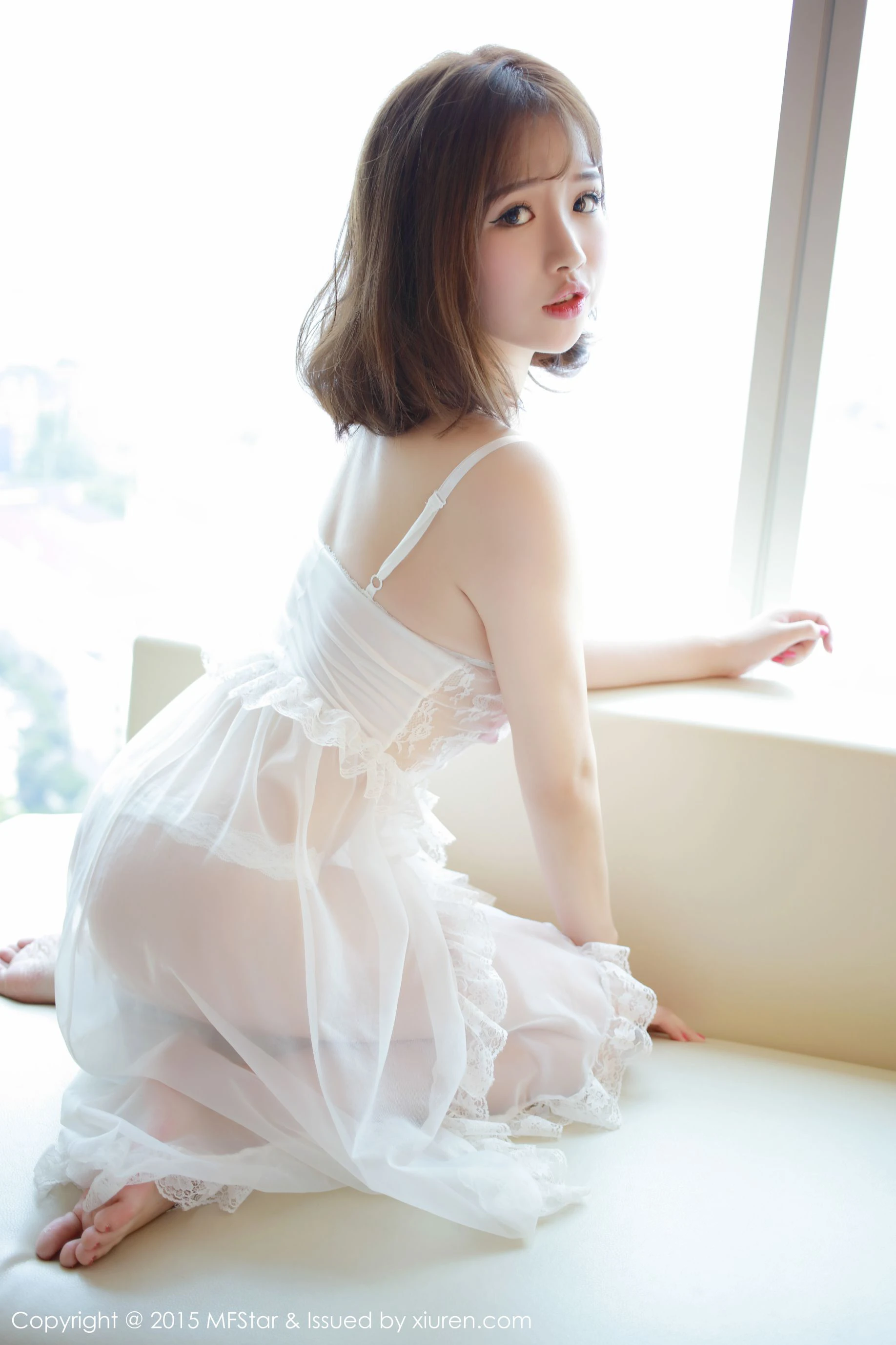 台中清晨模特美照 - 清純魅力室內實錄限量 - 46