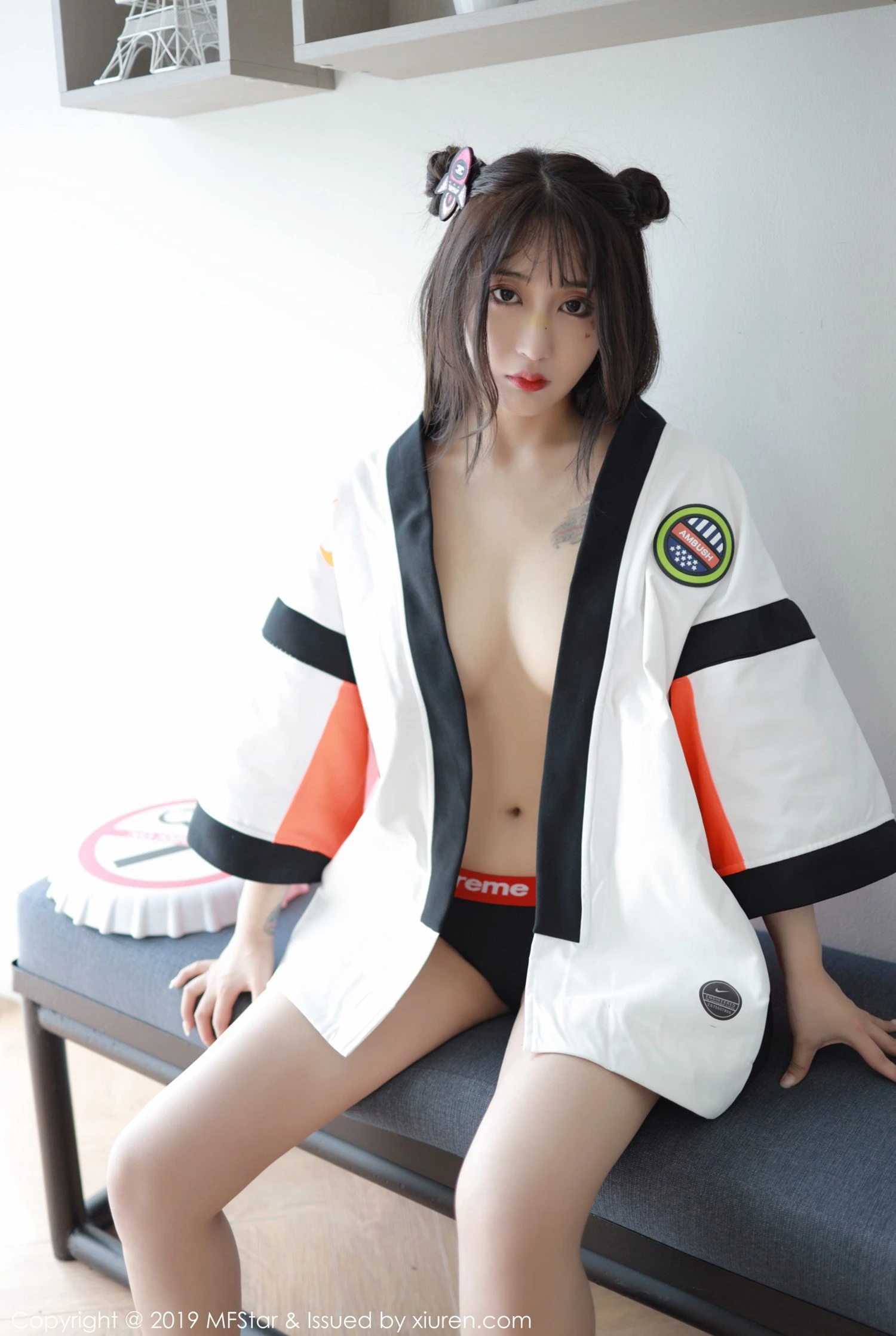 空姐清純攝影棚寫真 - 櫻花季優雅風格展現獨家 - 39