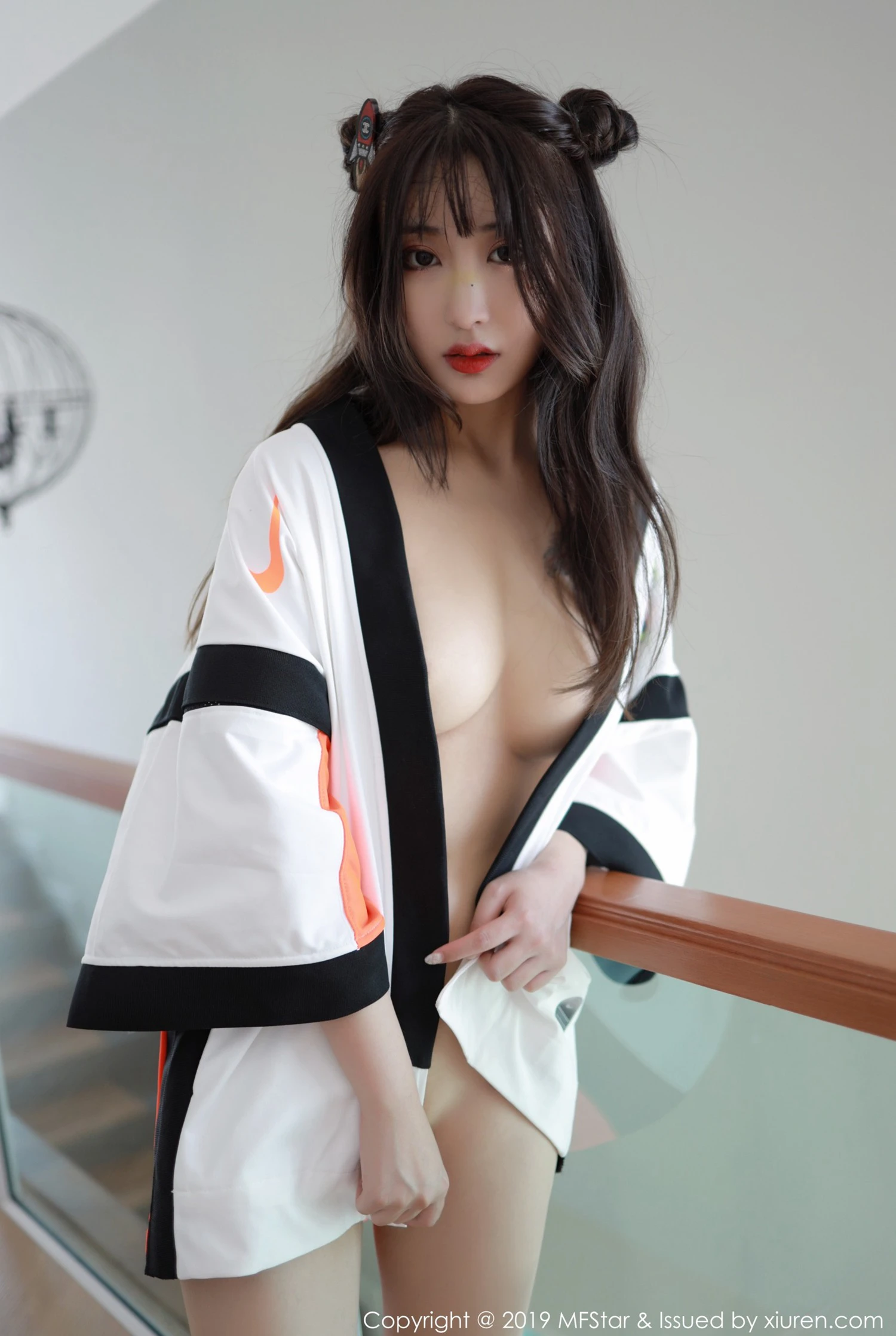 空姐清純攝影棚寫真 - 櫻花季優雅風格展現獨家 - 41