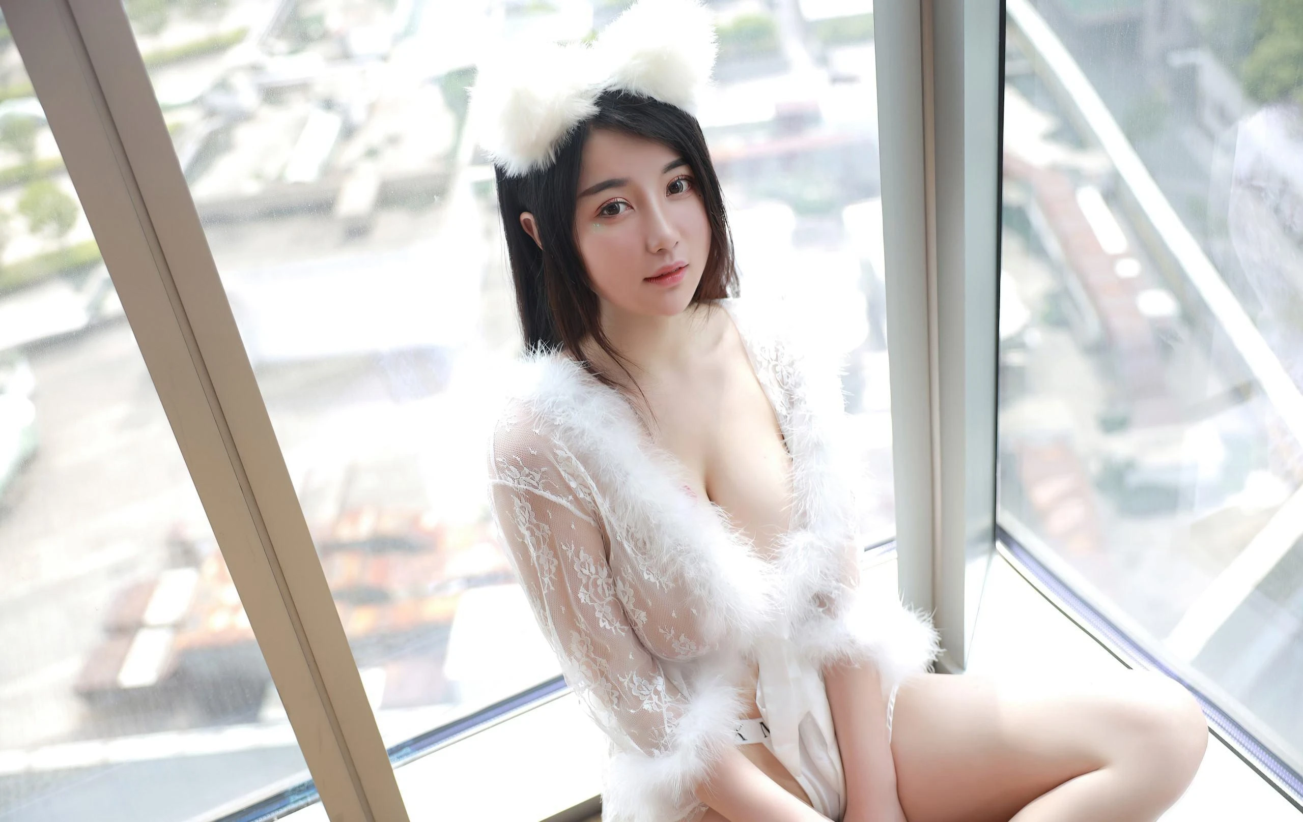 苗慄正午車模美照 – 時尚魅力山景實錄限量 - 14