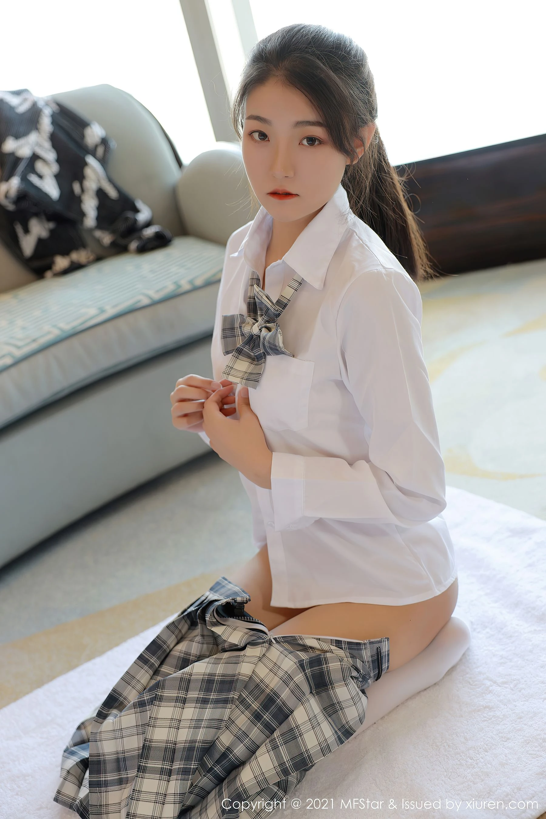 嫩模清純戶外寫真 - 夏日活力風格展現限量 - 32