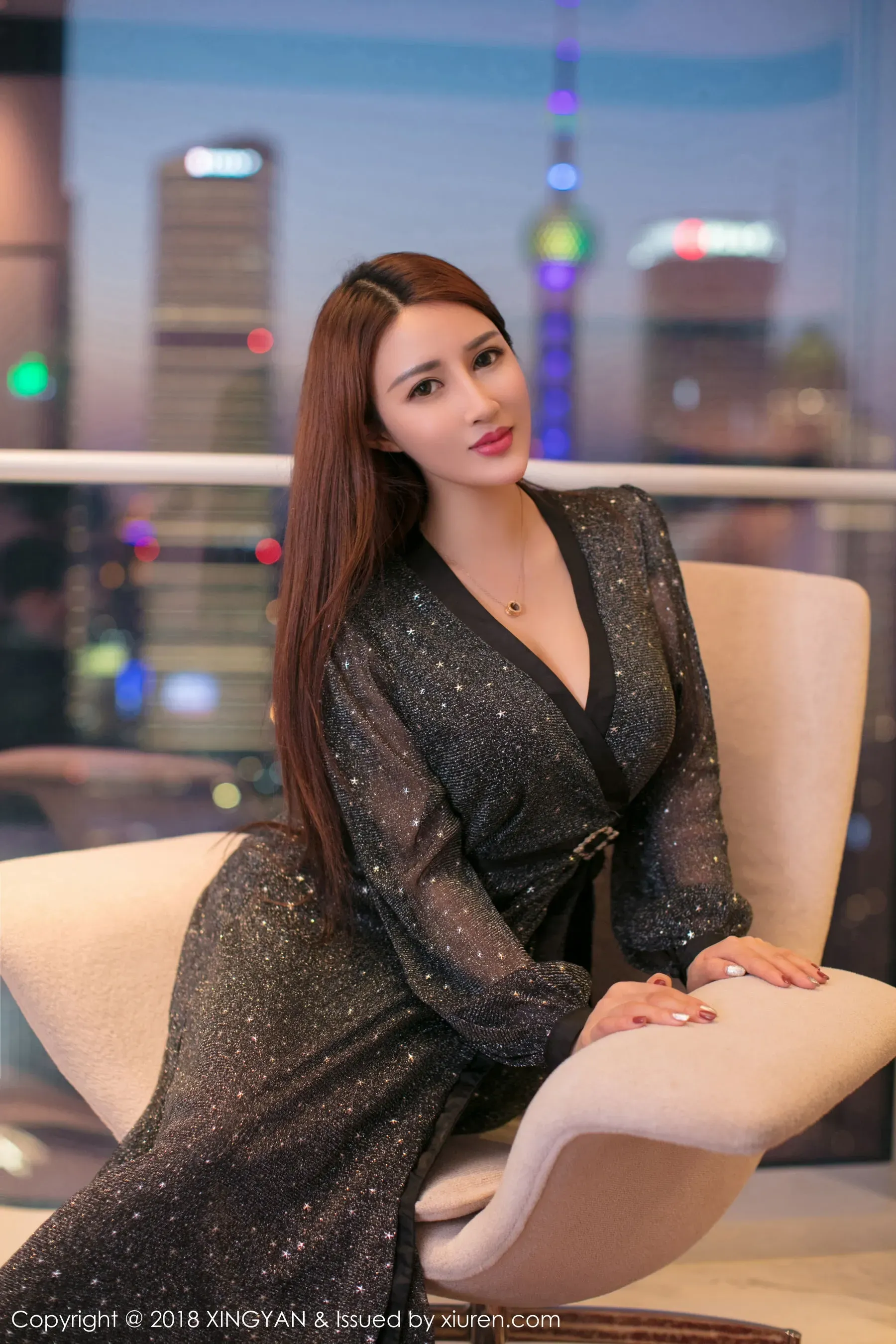 車模火辣夜景寫真 - 秋季靜謐風格展現珍藏 - 17