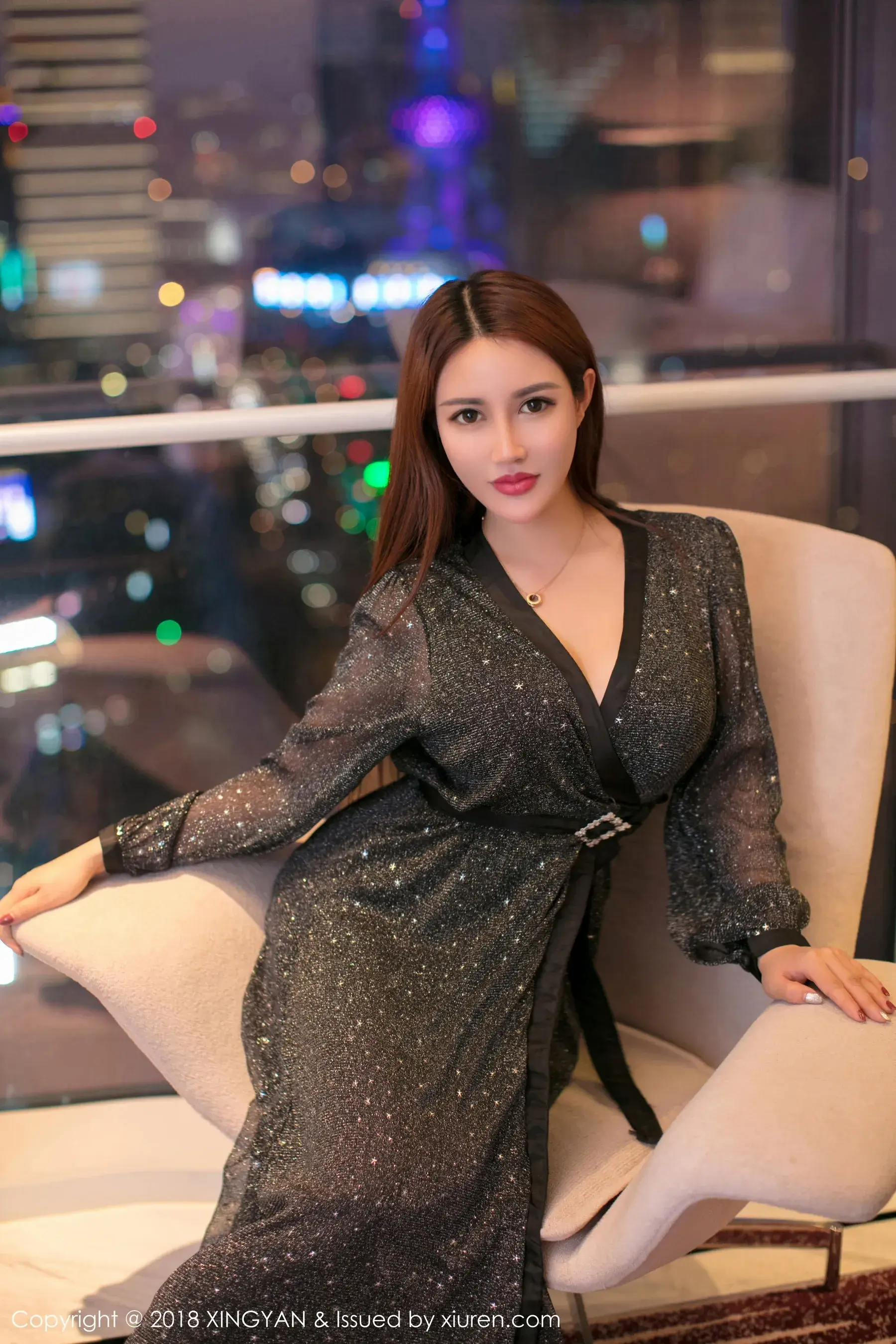 車模火辣夜景寫真 - 秋季靜謐風格展現珍藏 - 18
