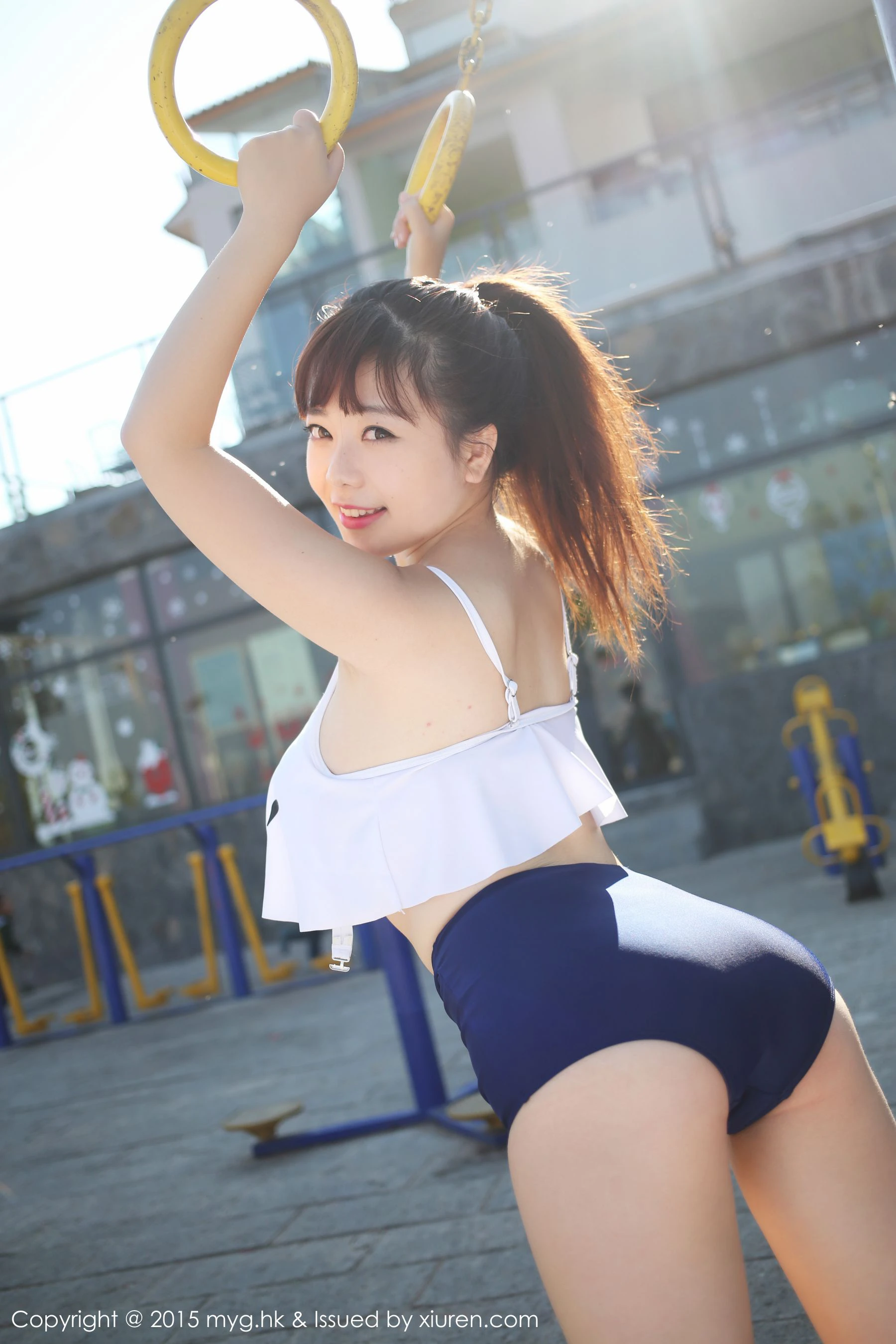 優雅時刻模特海邊寫真 – 櫻花季優雅風採再現獨家 - 15