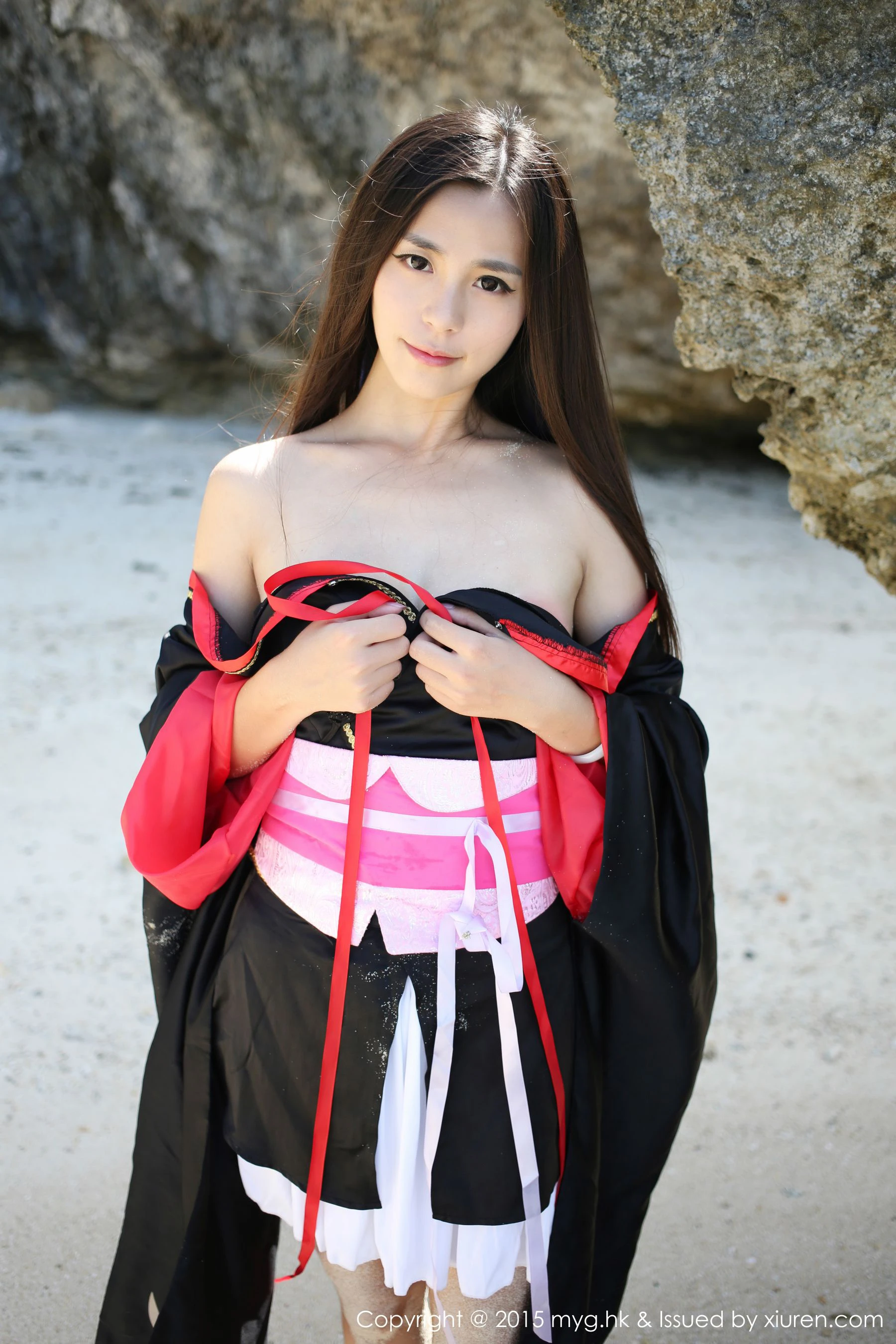俏皮時刻DJ海邊寫真 – 春季高貴風採再現典藏 - 59