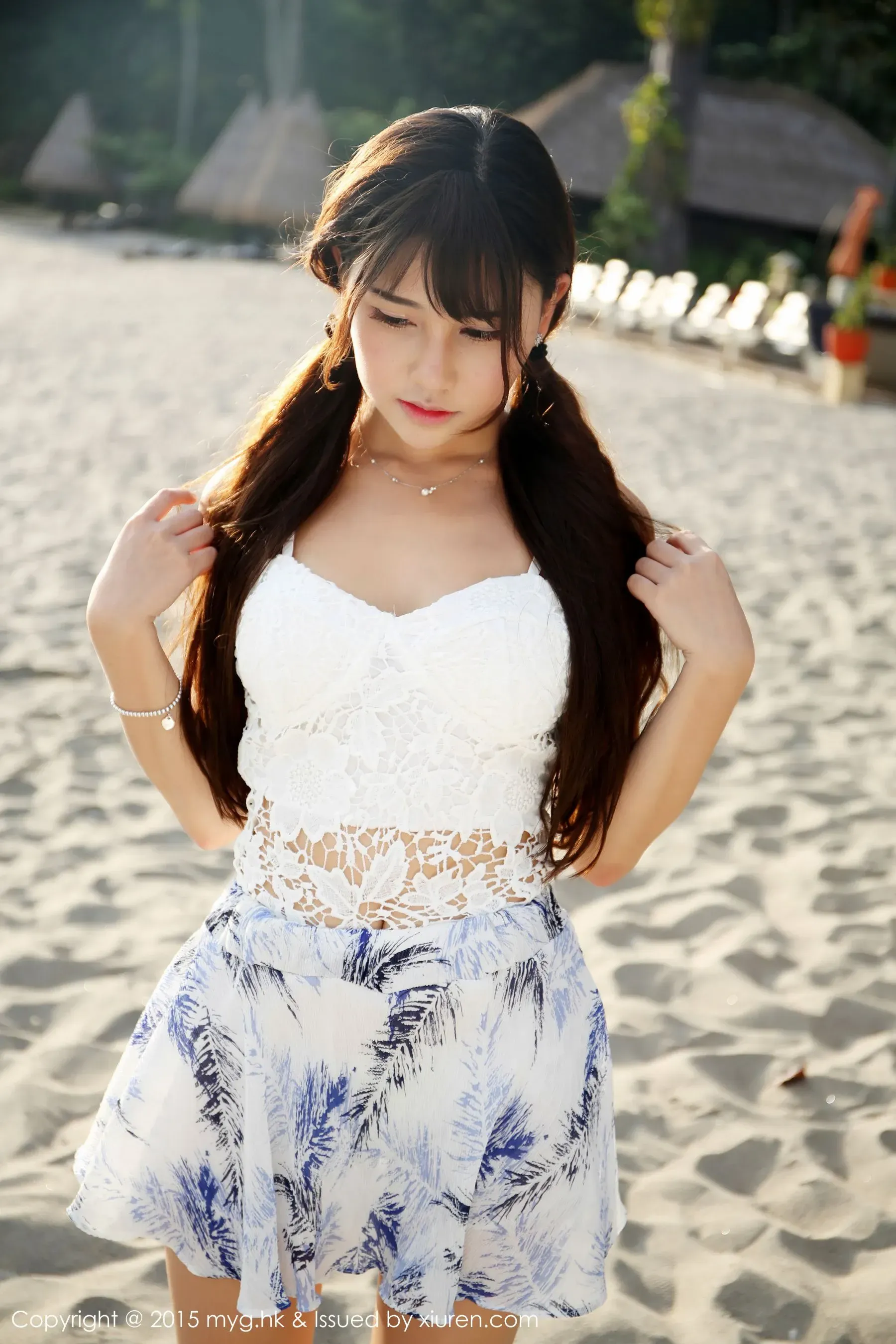 甜美網紅私藏美照 – 苗慄攝影棚黃昏獨家呈現限量 - 2