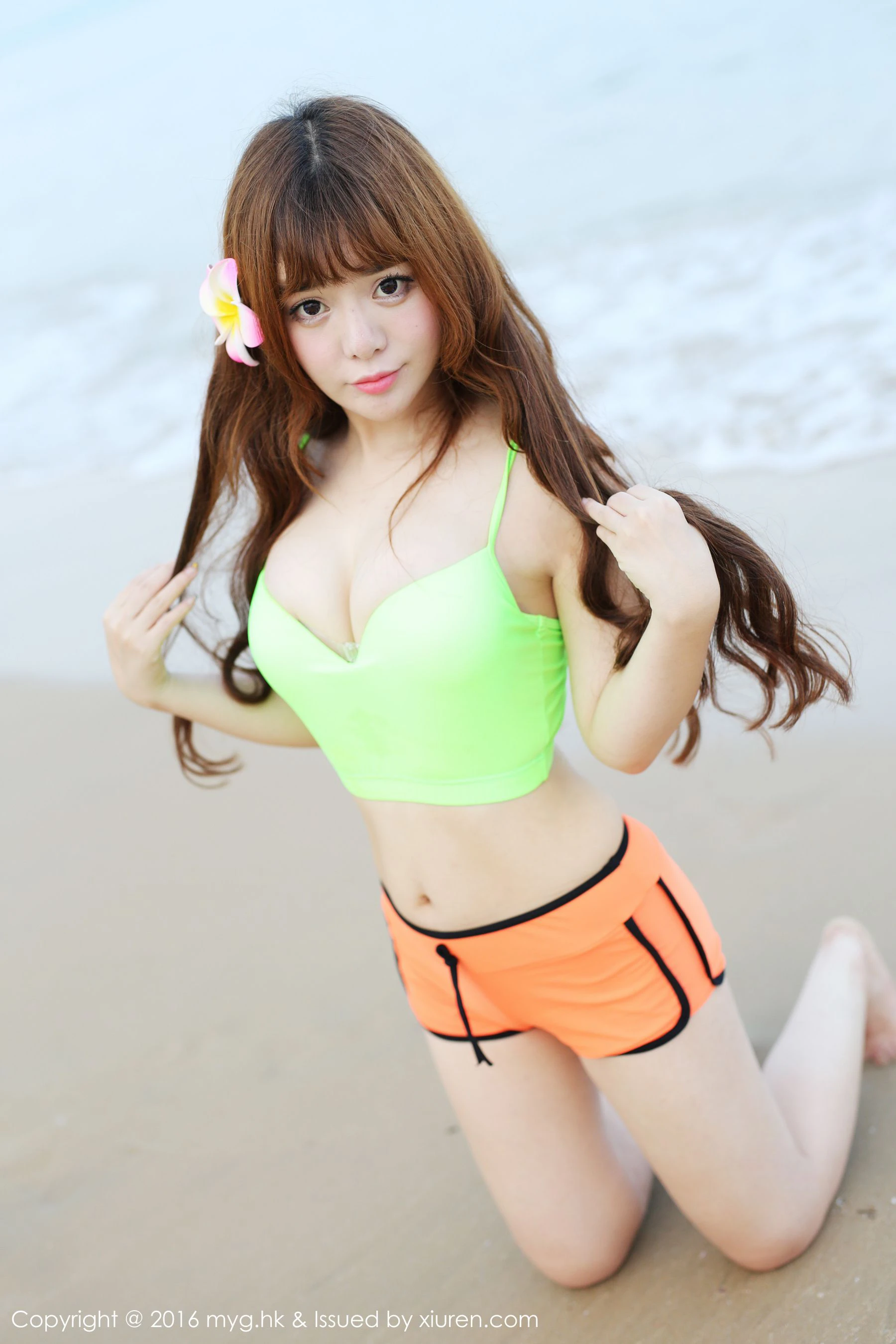 主播活潑海邊寫真 - 雨季優雅風格展現典藏 - 44