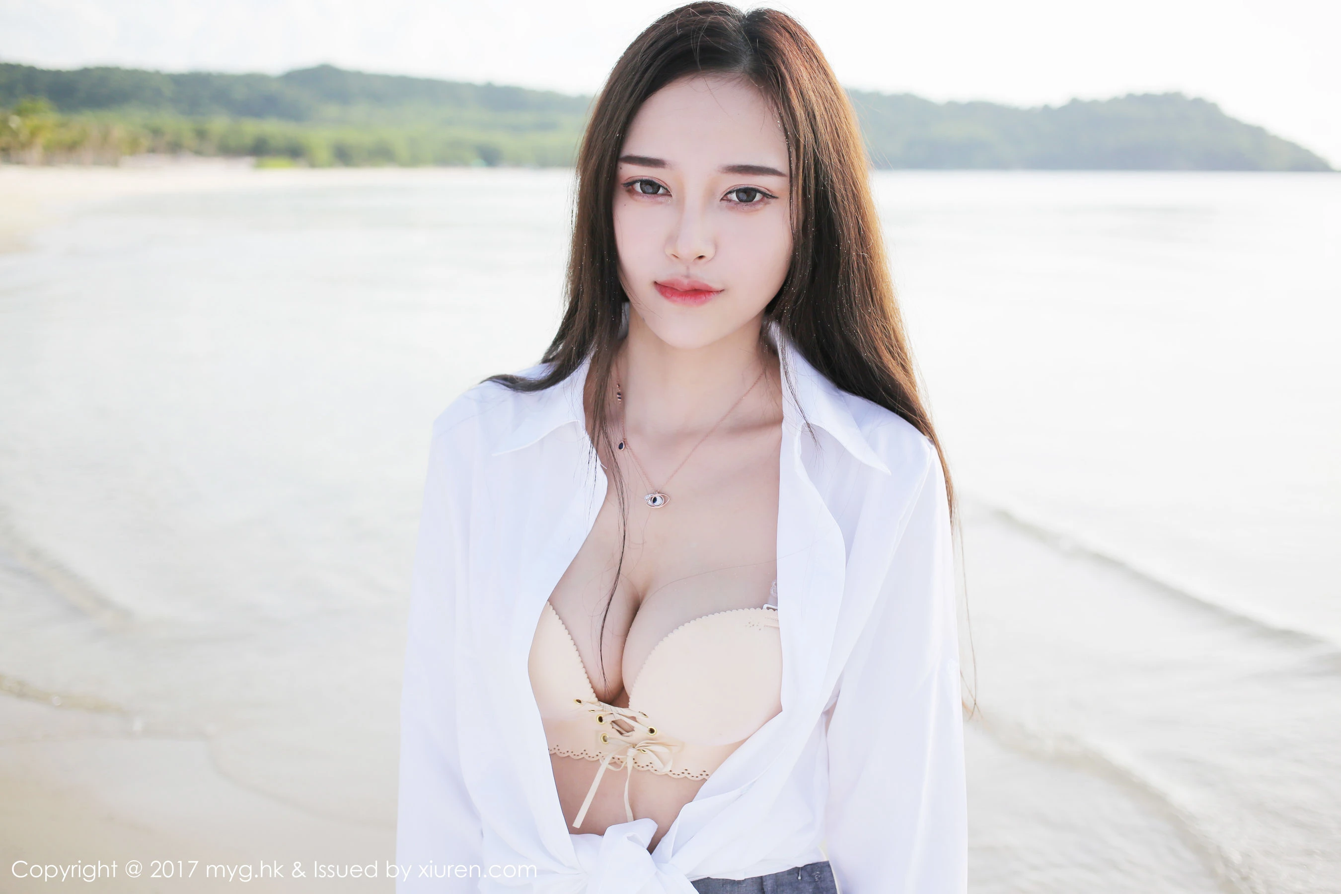 台北全日嫩模美照 - 甜美魅力海邊實錄限量 - 16