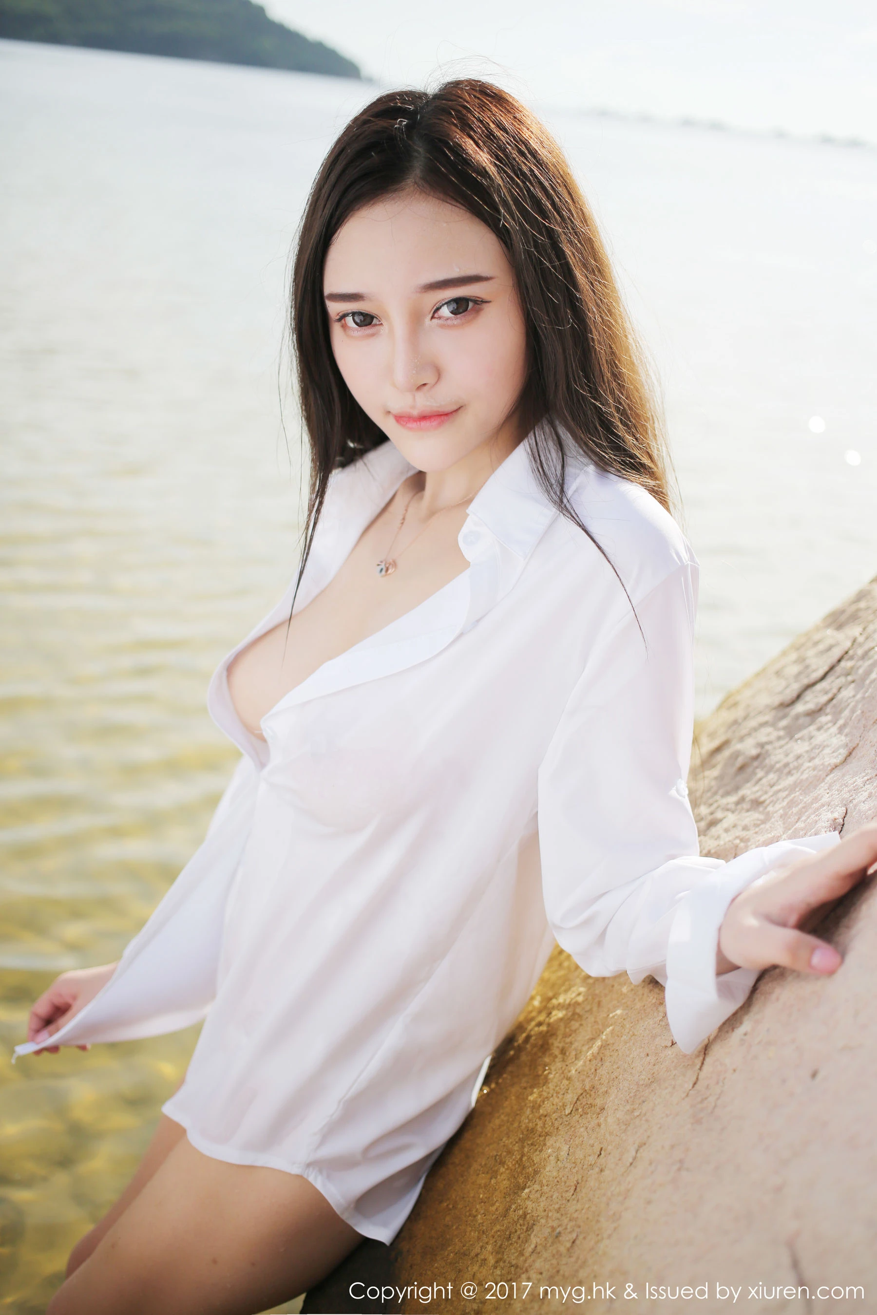 台北全日嫩模美照 - 甜美魅力海邊實錄限量 - 25