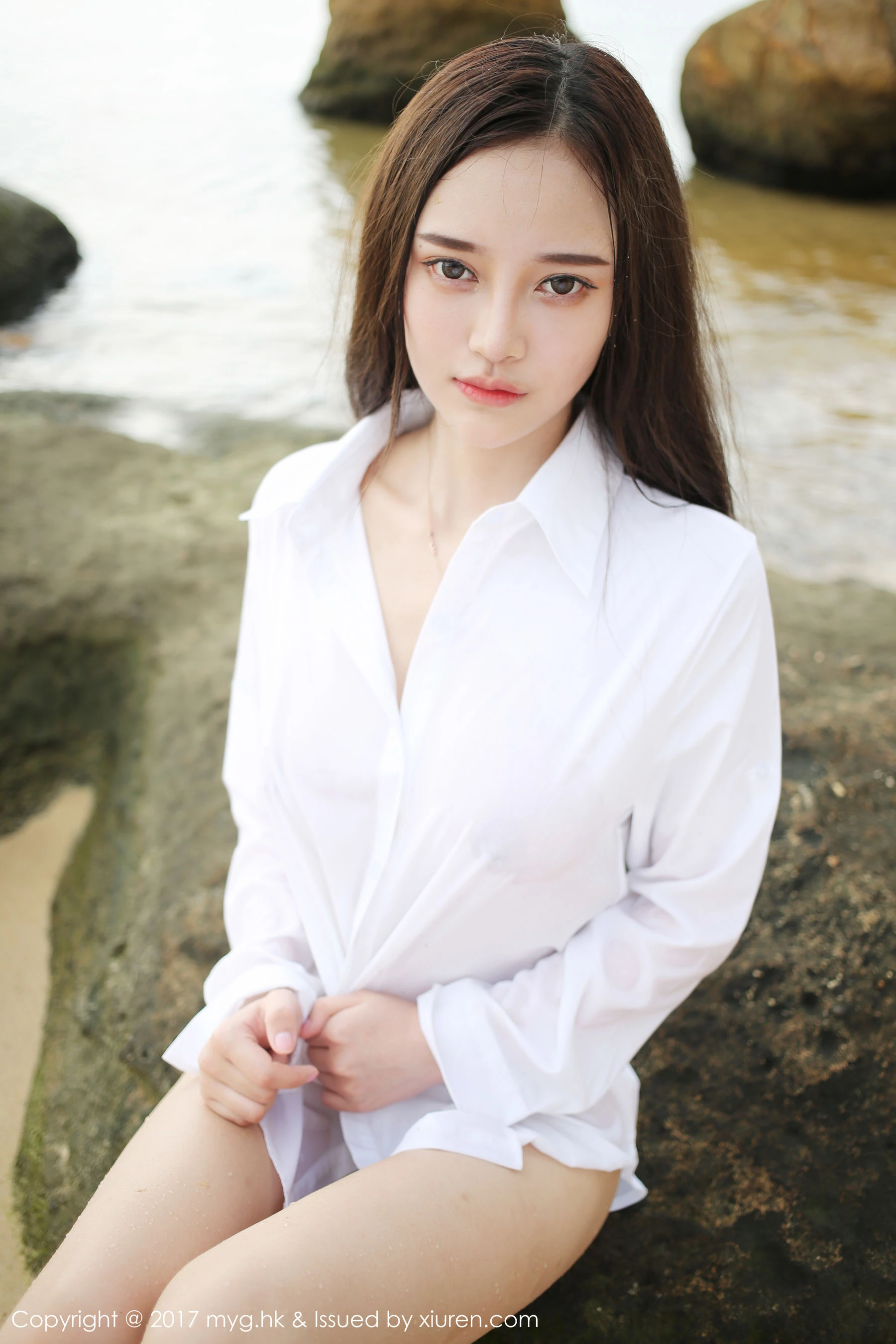 台北全日嫩模美照 - 甜美魅力海邊實錄限量 - 57