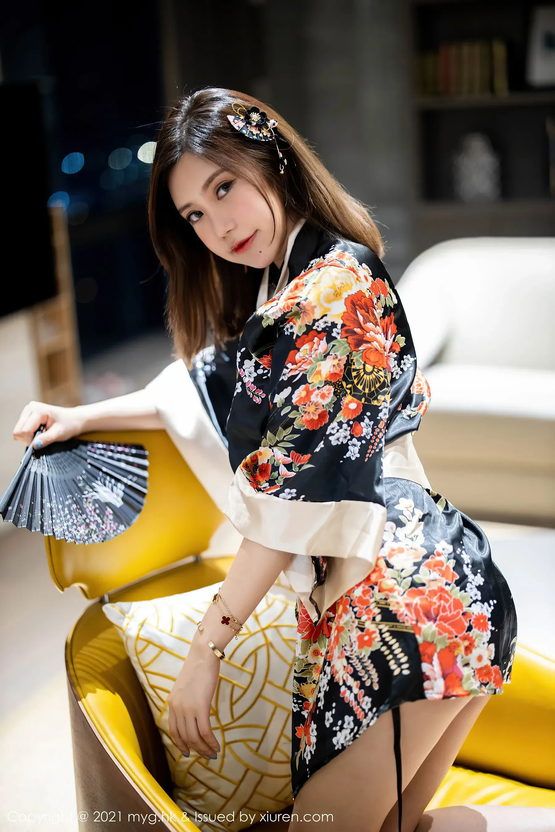 嫩模魅惑攝影棚寫真 - 秋楓靜謐風格展現限量 - 63