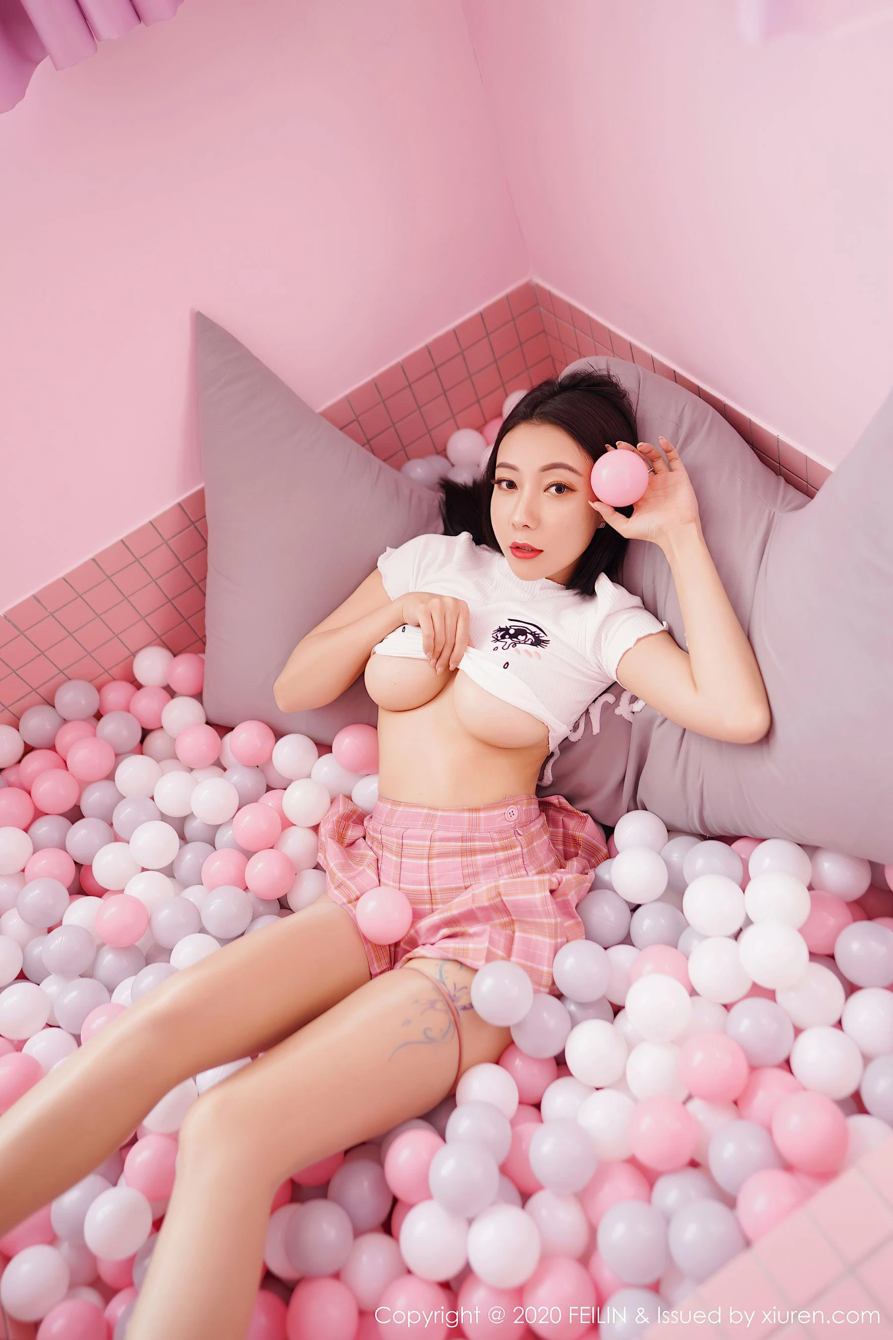 苗慄黎明嫩模美照 – 甜美魅力海邊實錄典藏 - 47