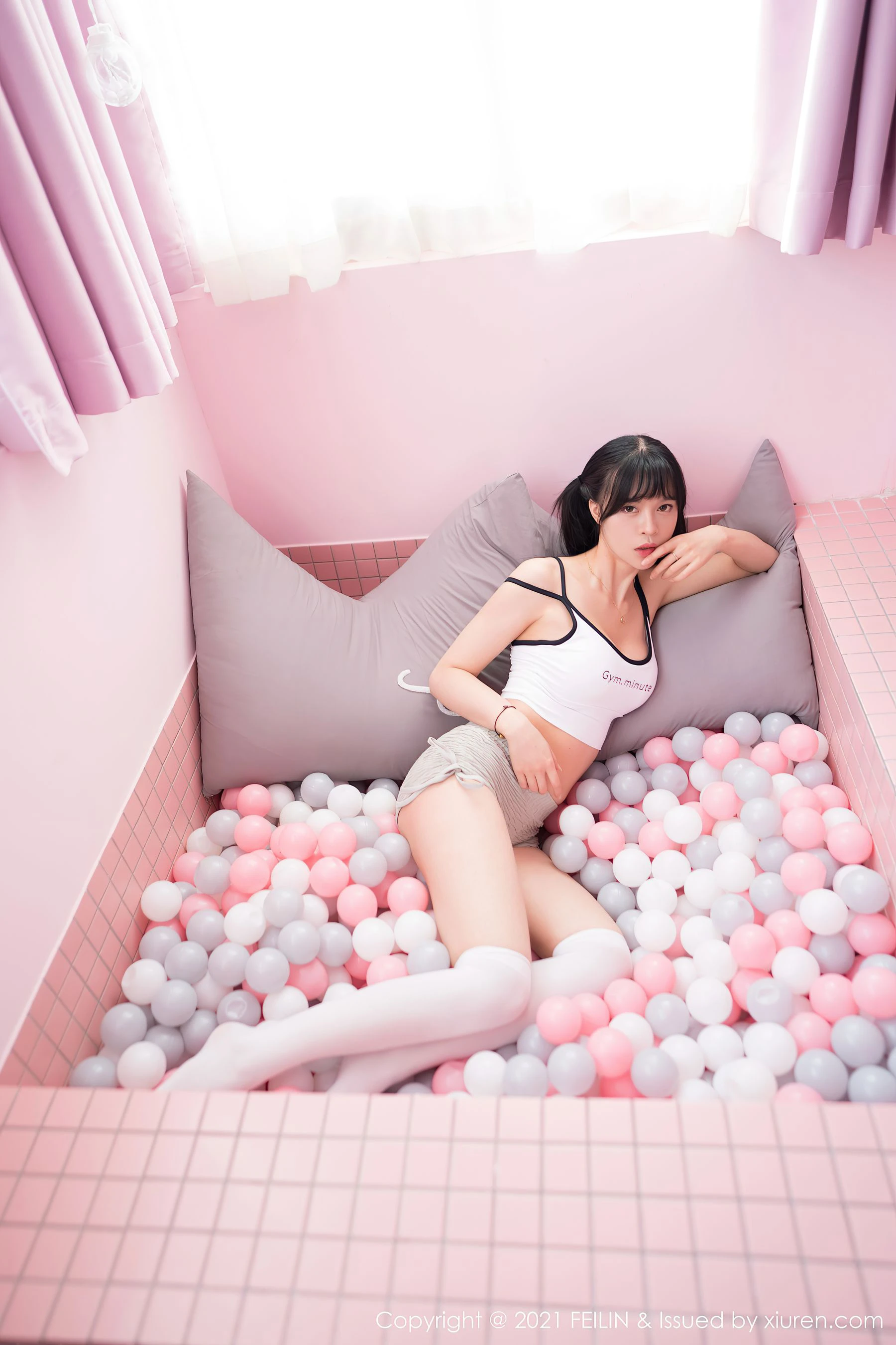 俏皮時刻嫩模私房寫真 – 夏季清純風採再現典藏 - 18