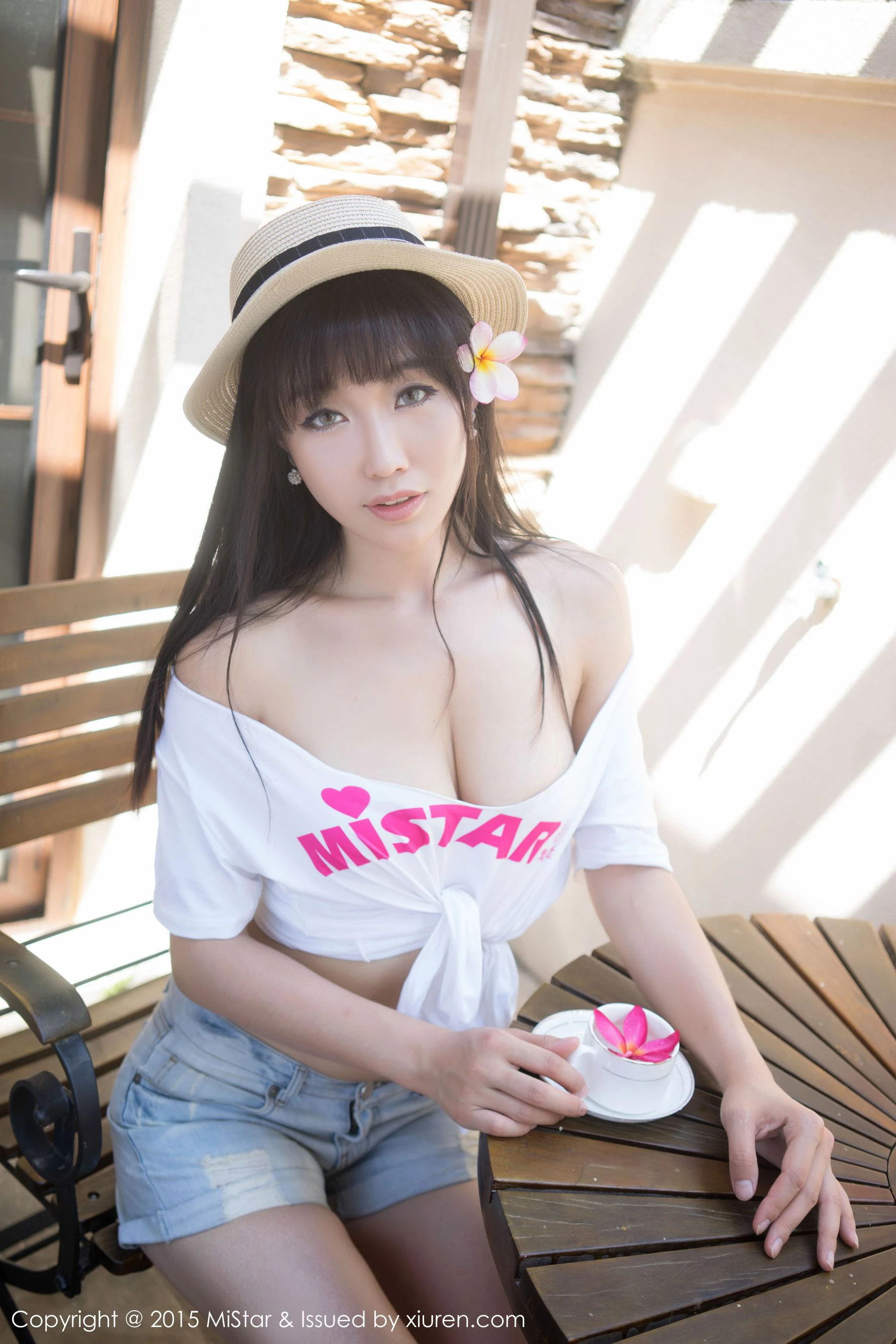 櫻花季限定嫩模甜美寫真集 - 攝影棚靜謐瞬間捕捉限量 - 58