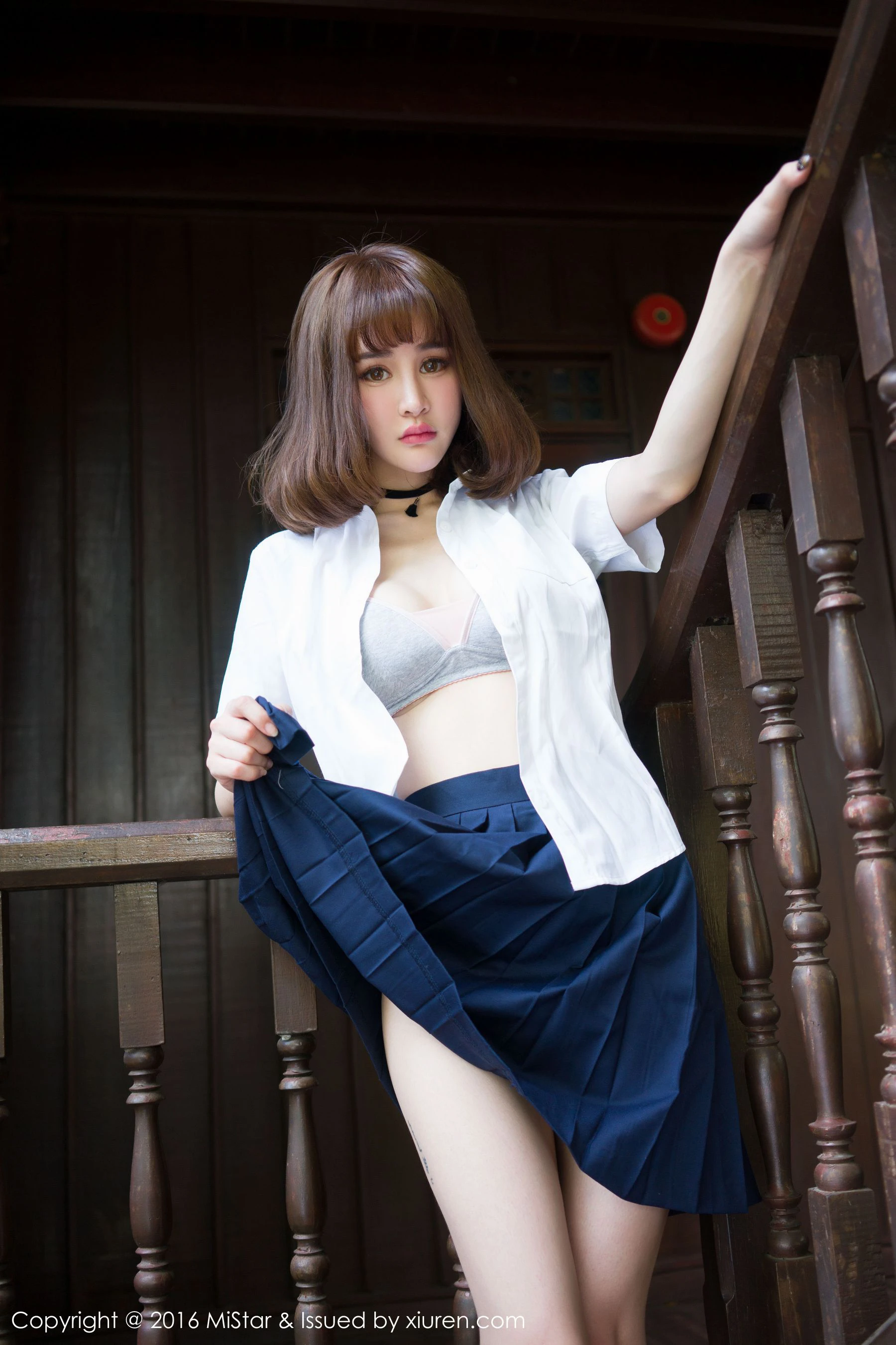 俏皮時刻空姐街拍寫真 – 冬季甜美風採再現獨家 - 31
