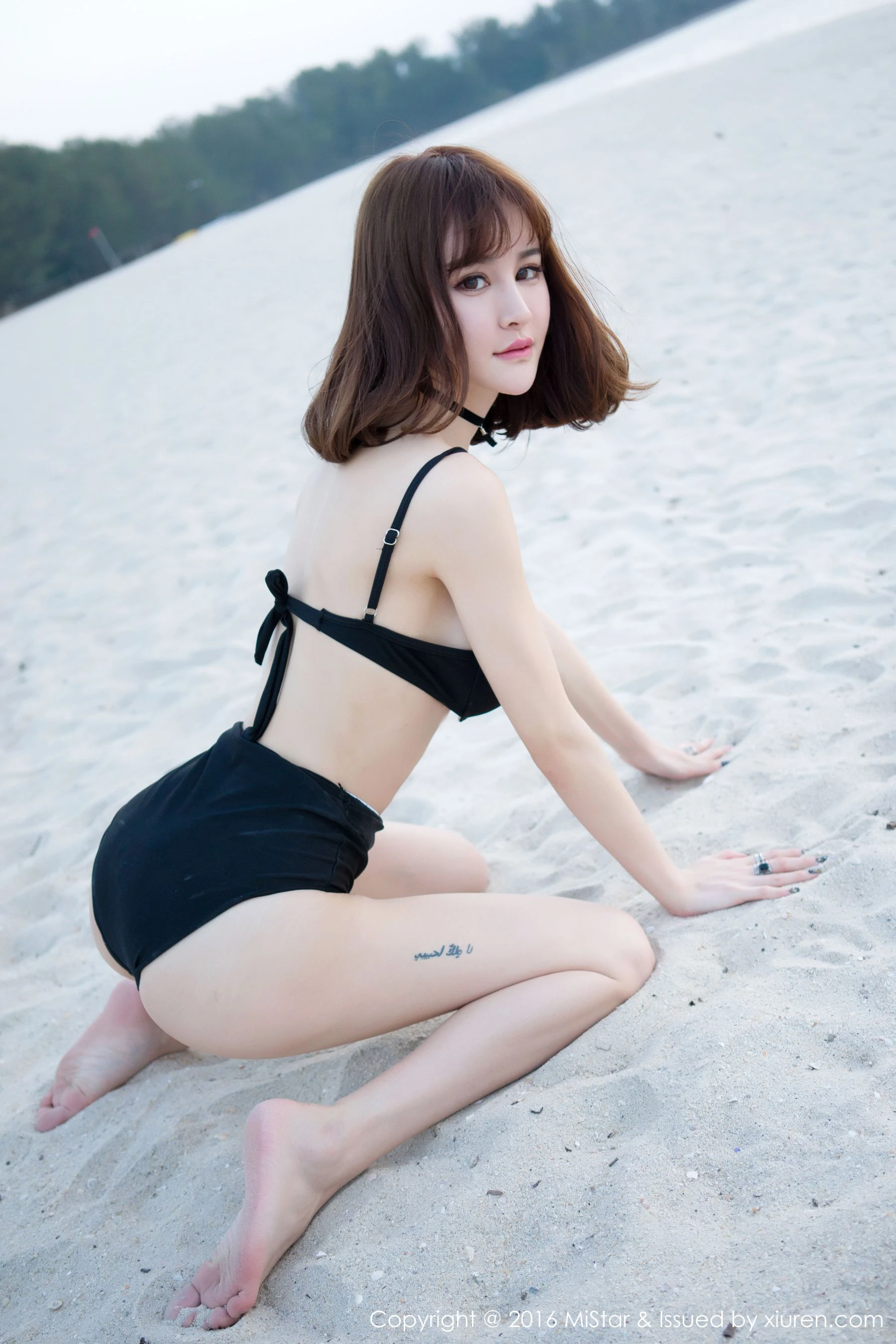 優雅時刻模特攝影棚寫真 – 雪景清純風採再現獨家 - 8