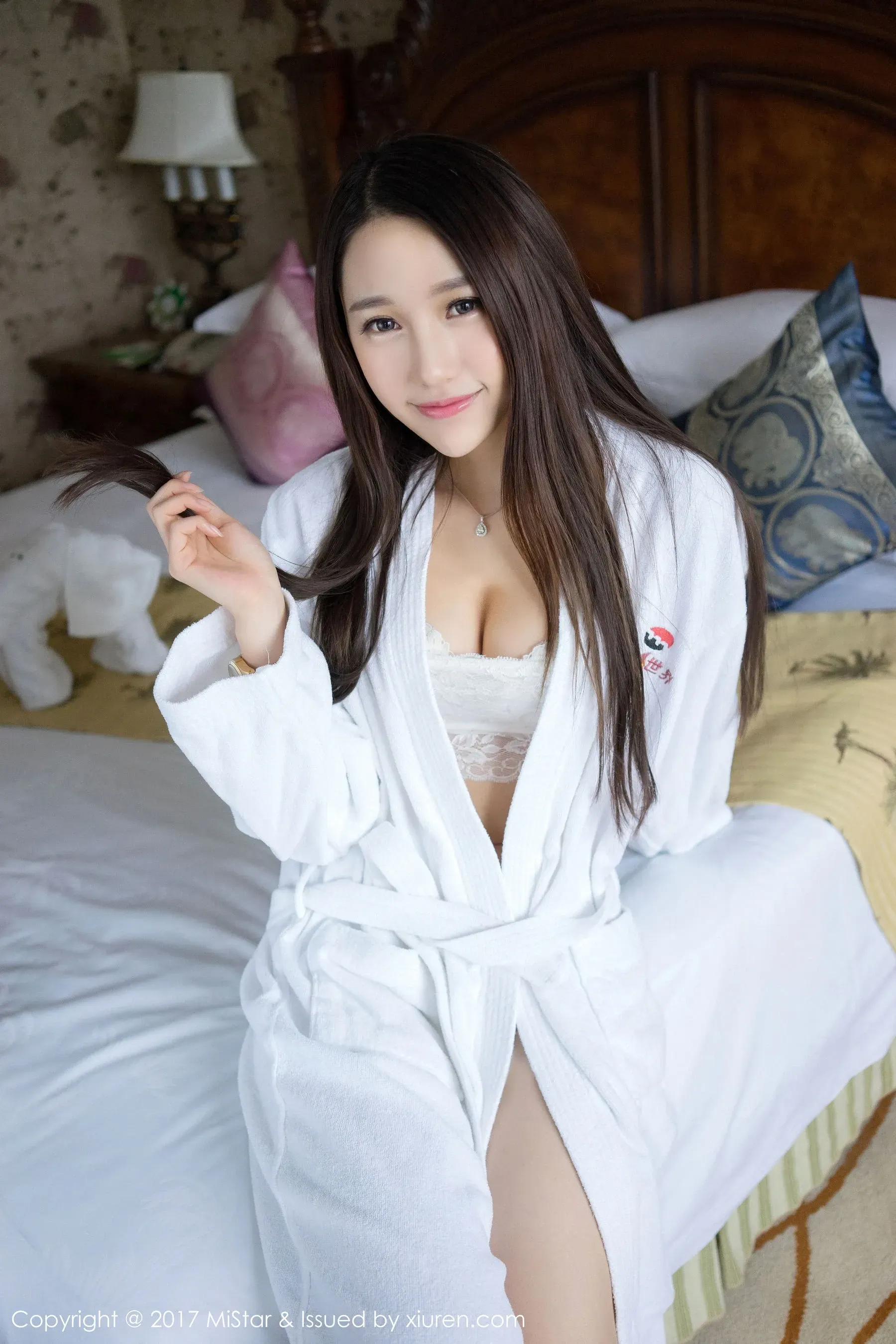 浪漫時刻嫩模室內寫真 – 秋季甜美風採再現精選 - 56