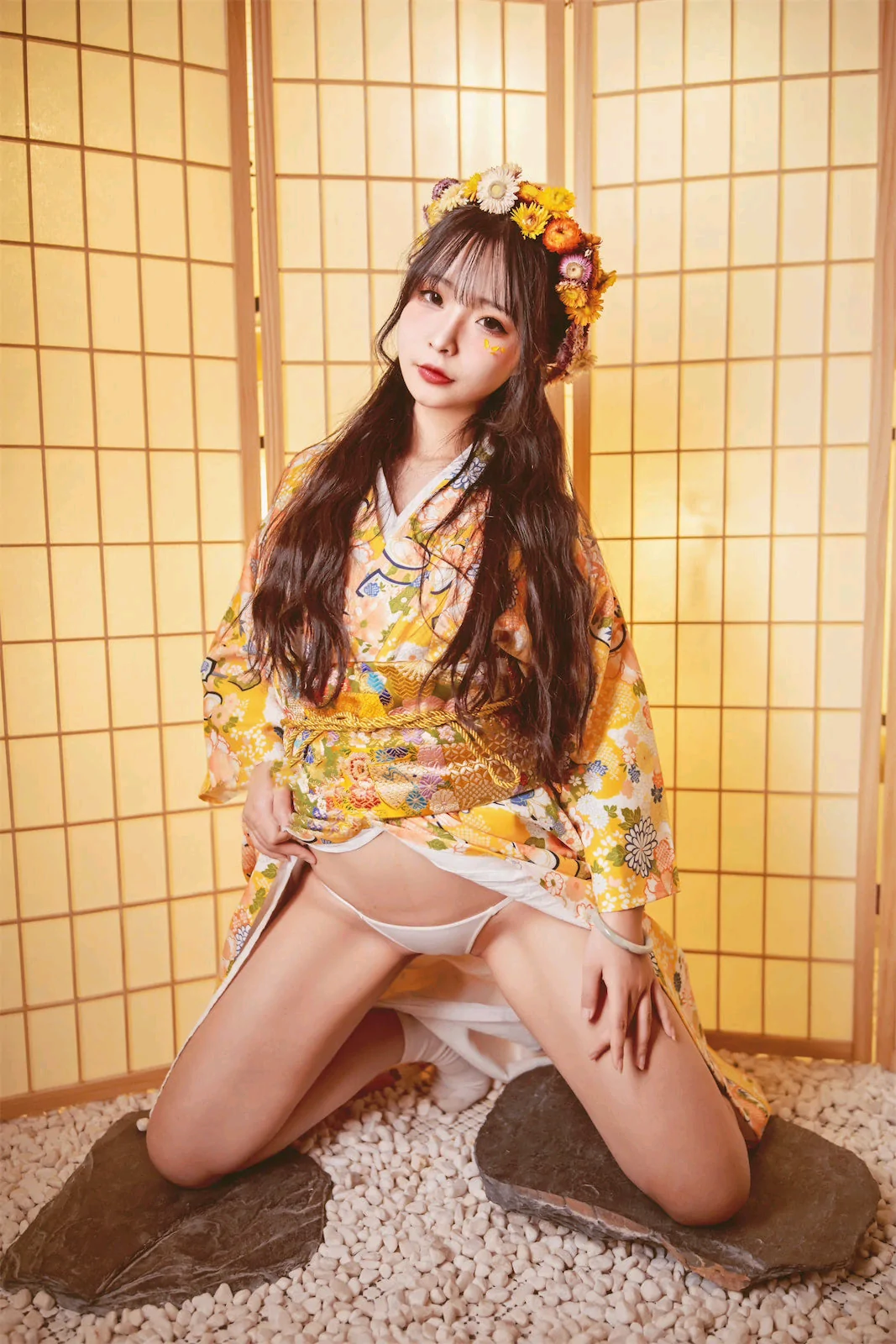 苗慄黎明空姐美照 – 性感魅力室內實錄限量 - 33