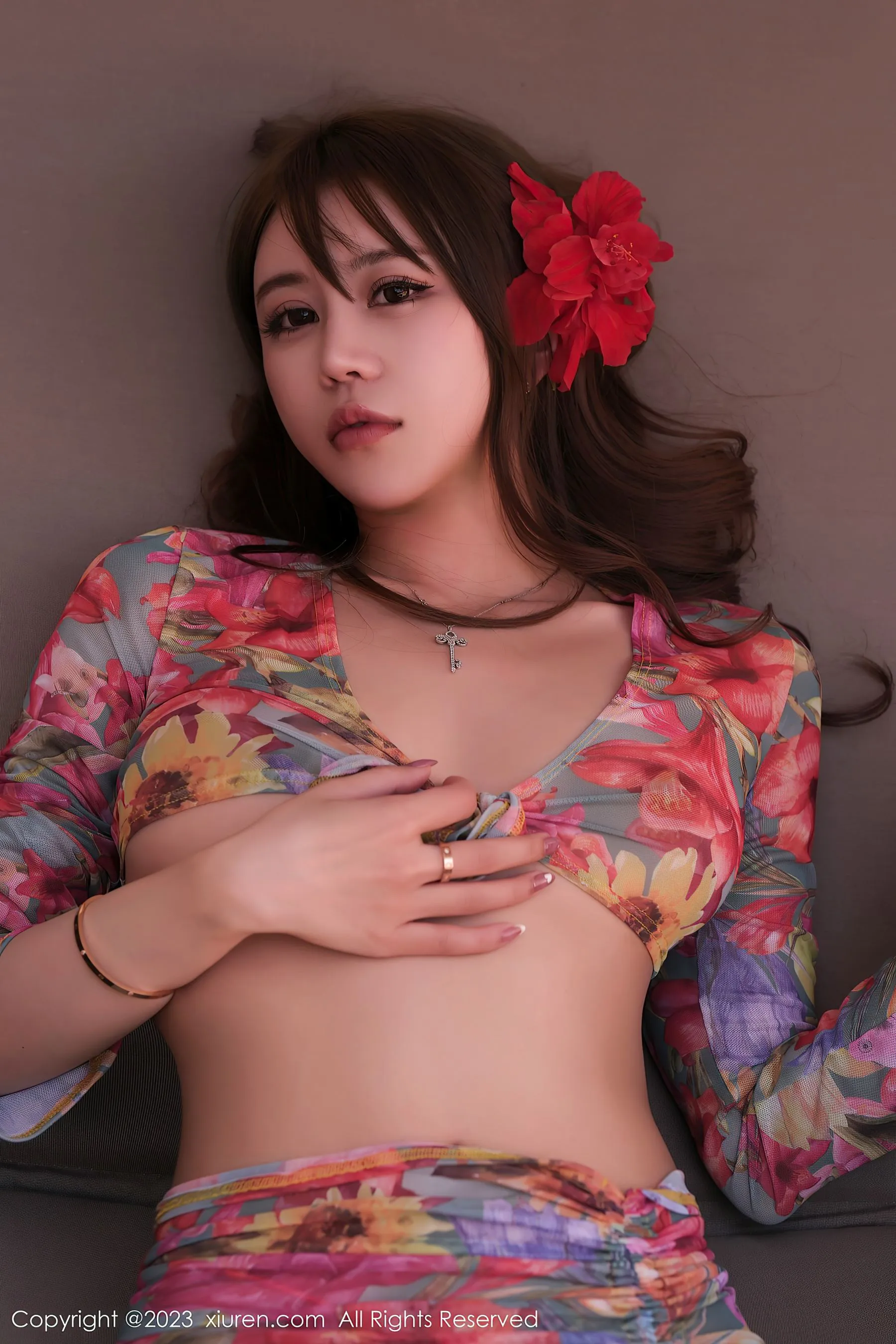 俏皮時刻校花戶外寫真 – 冬季高貴風採再現珍藏 - 59
