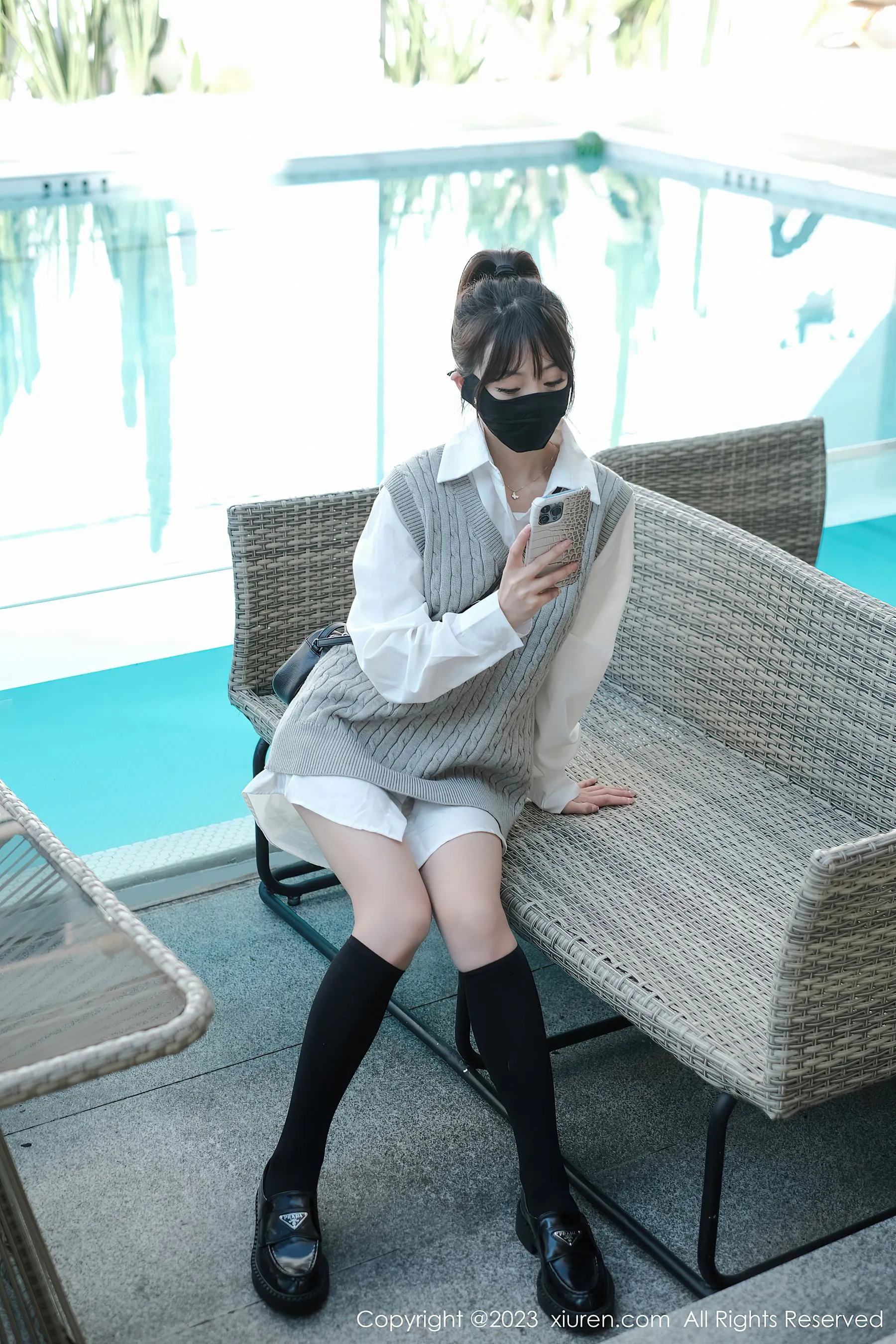 傍晚苗慄主播寫真精選 – 甜美街拍優雅完美融合限量 - 30