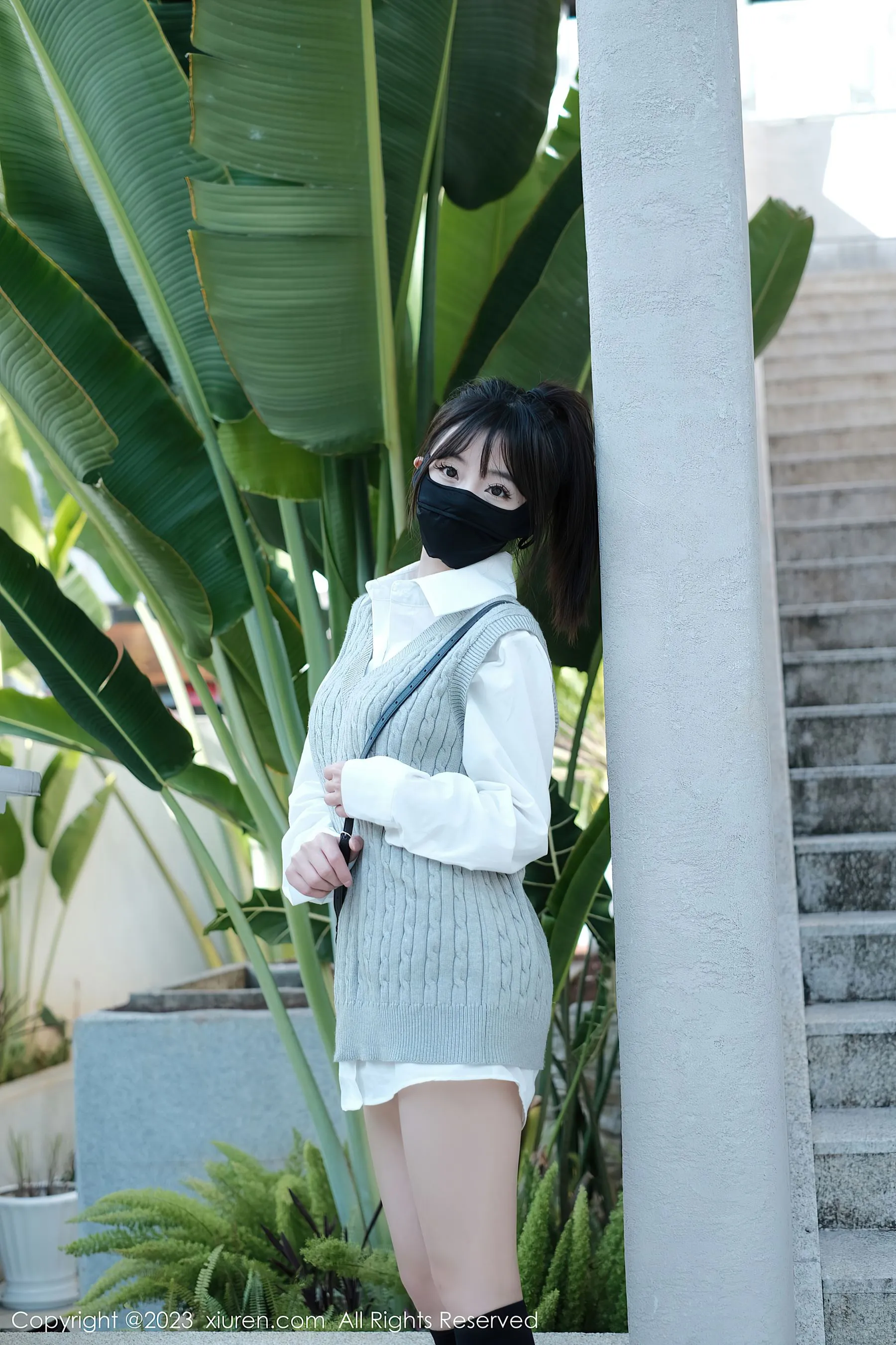傍晚苗慄主播寫真精選 – 甜美街拍優雅完美融合限量 - 37