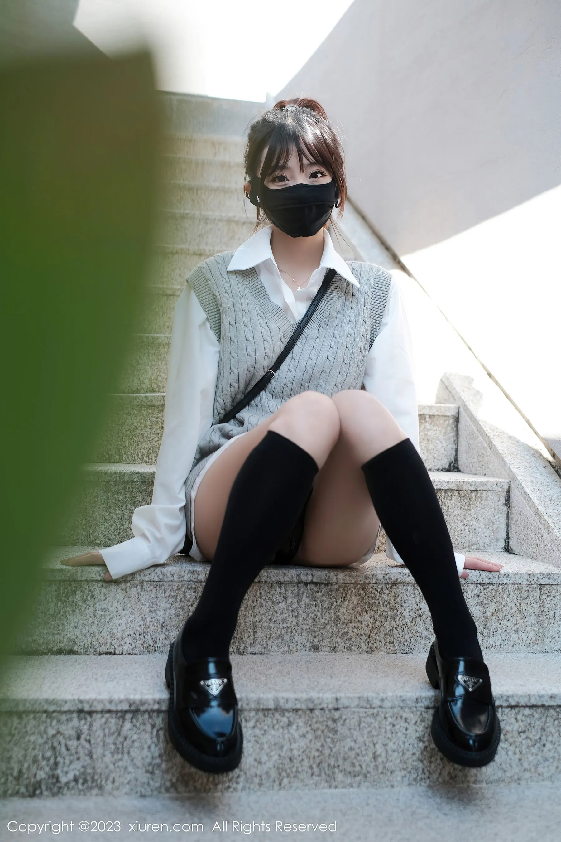 傍晚苗慄主播寫真精選 – 甜美街拍優雅完美融合限量 - 43