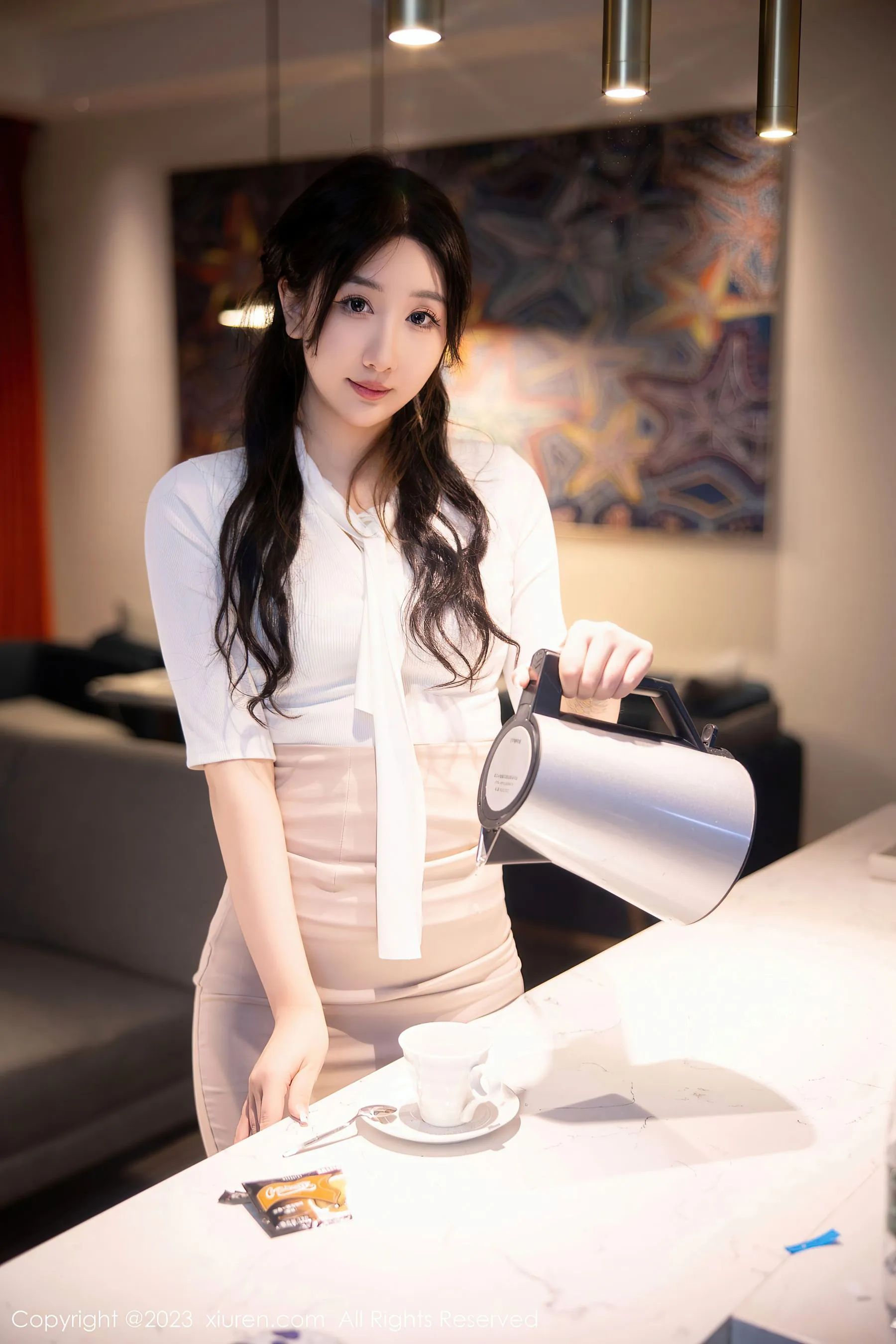 清純車模私藏美照 – 苗慄室內深夜獨家呈現限量 - 90