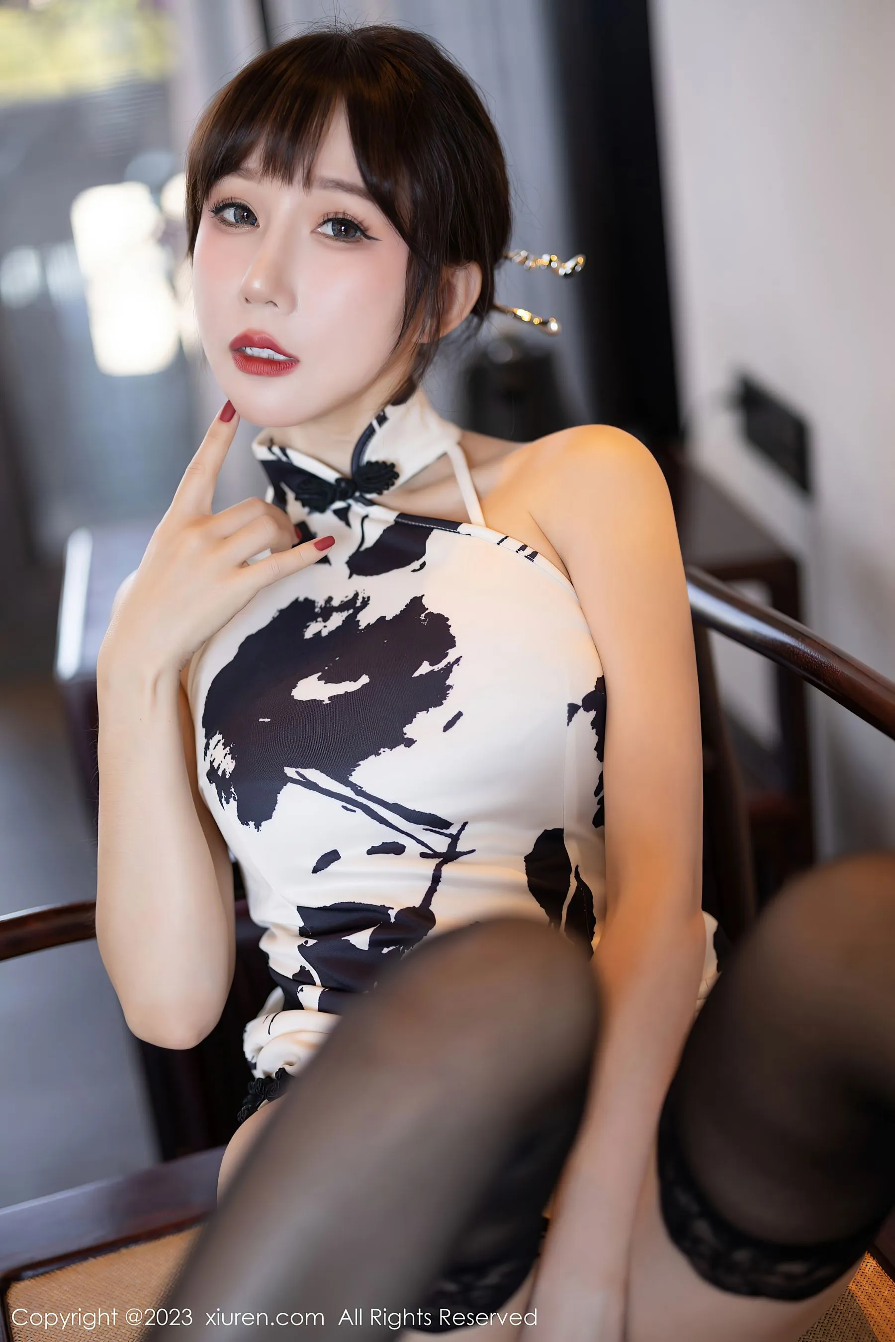 模特活潑攝影棚寫真 - 春季優雅風格展現典藏 - 88