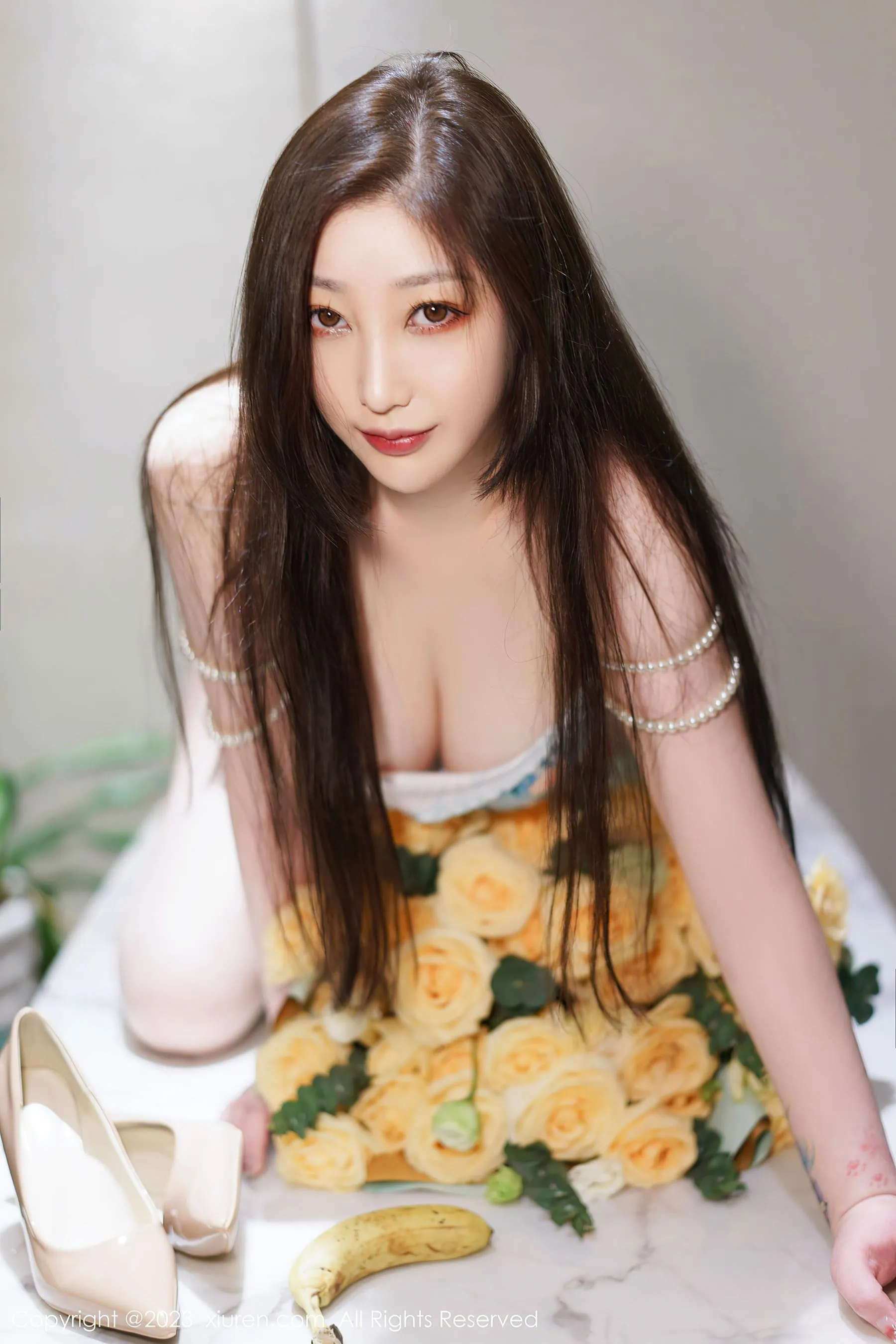 春季限定模特高貴寫真集 - 戶外浪漫瞬間捕捉珍藏 - 21