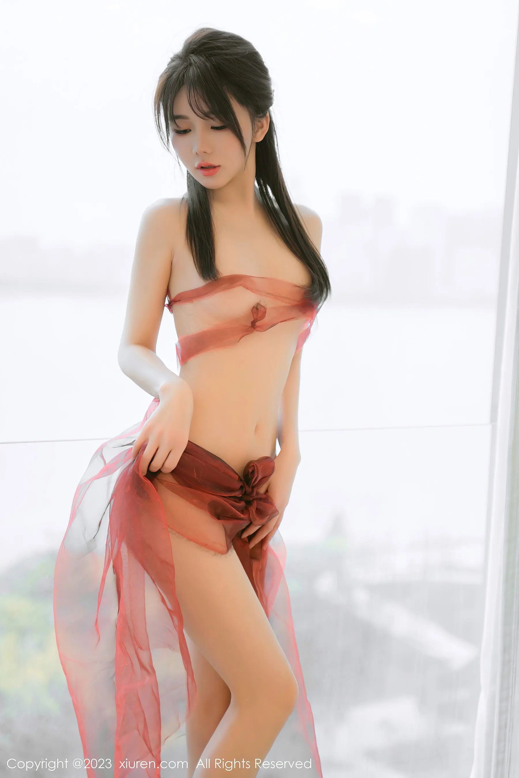 夜晚桃園模特寫真精選 - 優雅自然光神秘完美融合典藏 - 43