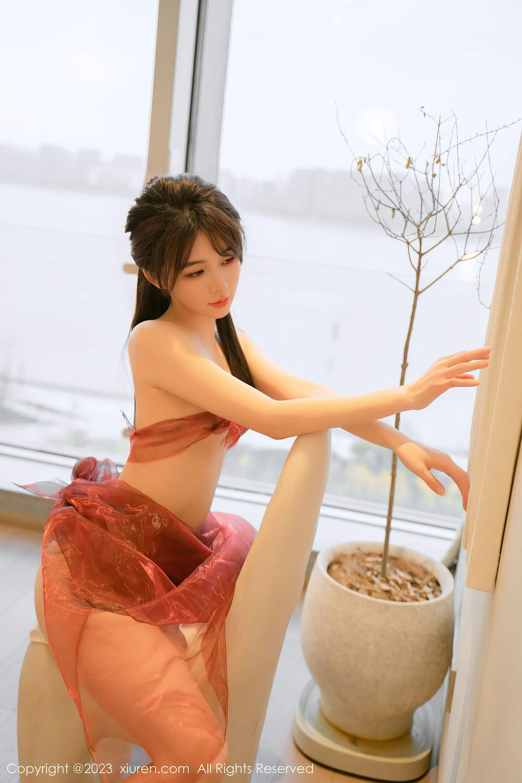 夜晚桃園模特寫真精選 - 優雅自然光神秘完美融合典藏 - 63