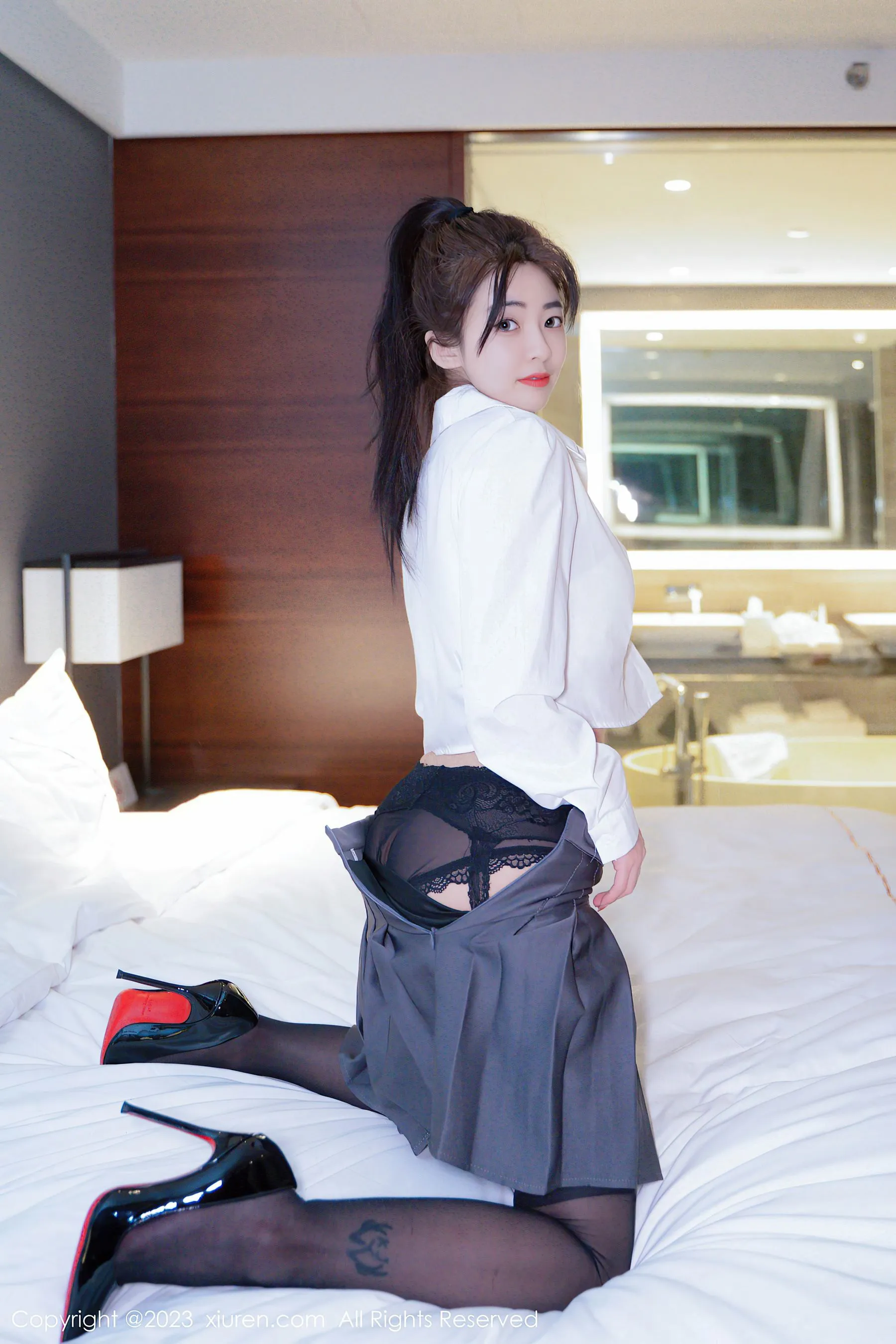黎明苗慄模特寫真精選 – 甜美夜景激情完美融合珍藏 - 31