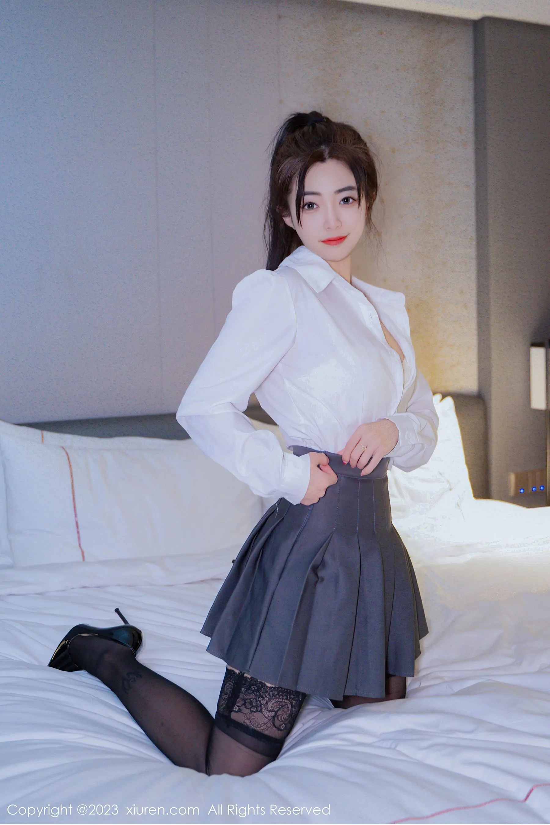 黎明苗慄模特寫真精選 – 甜美夜景激情完美融合珍藏 - 35