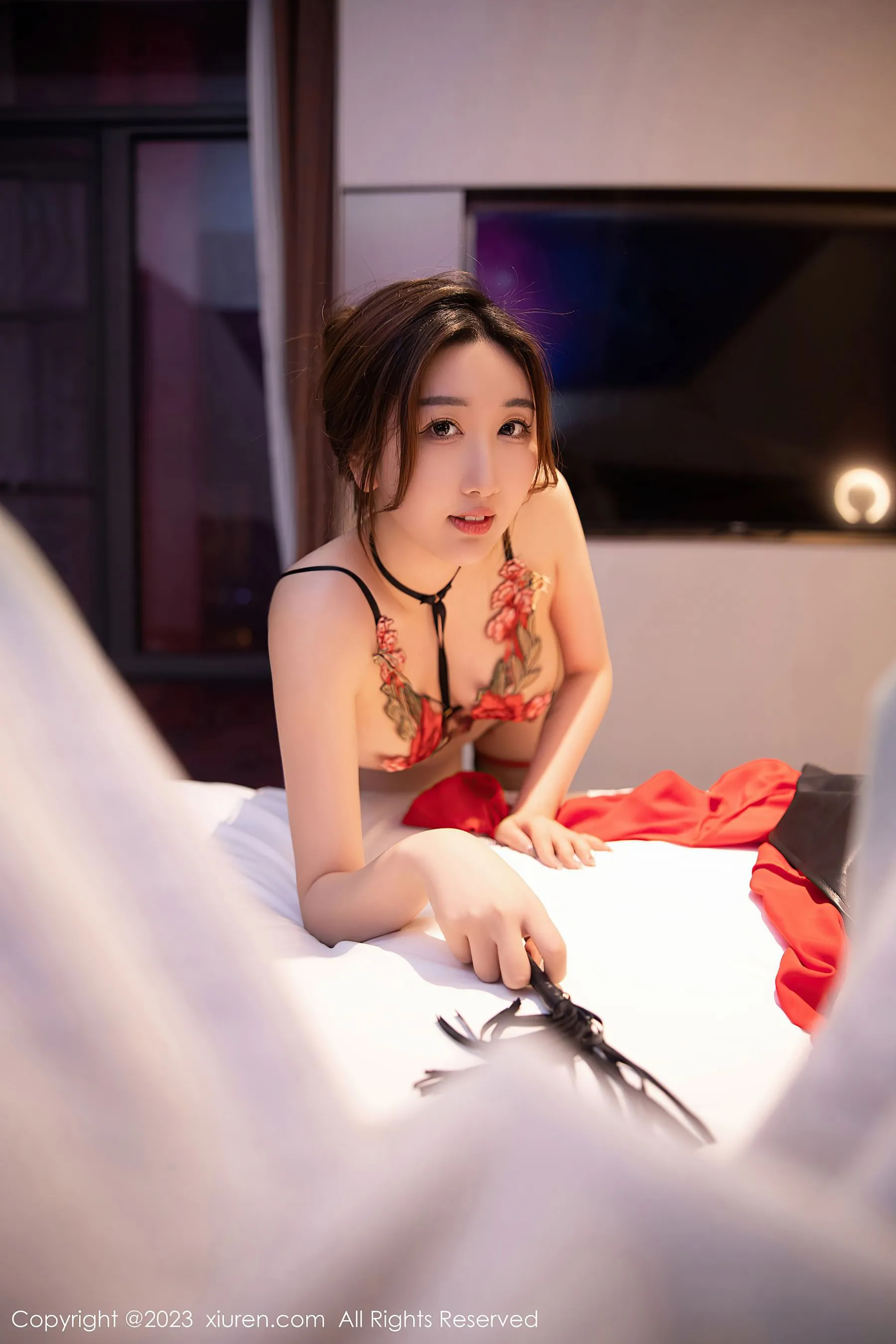 神秘時刻校花室內寫真 – 雨季知性風採再現珍藏 - 58