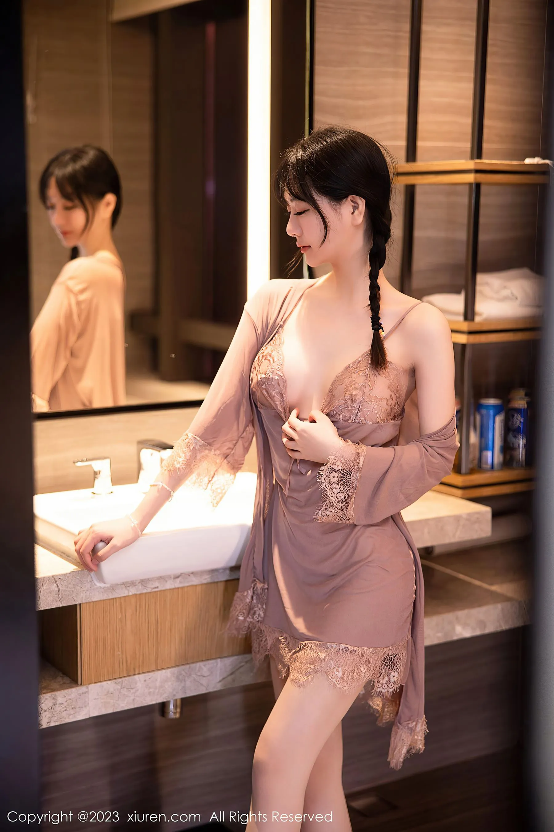 自信時刻主播山景寫真 – 櫻花季高貴風採再現珍藏 - 1