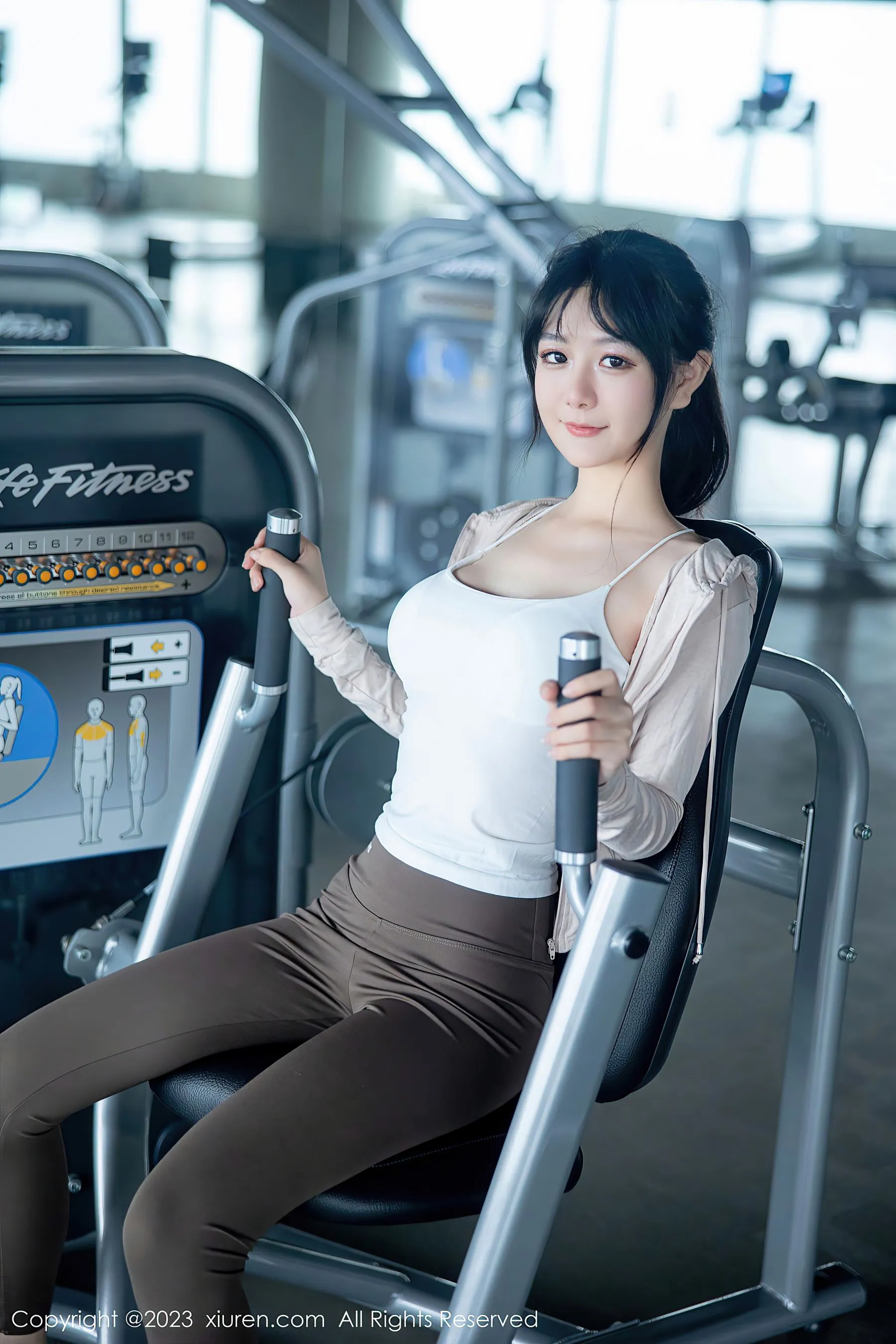 車模清純海邊寫真 – 春季活力風格展現精選 - 21