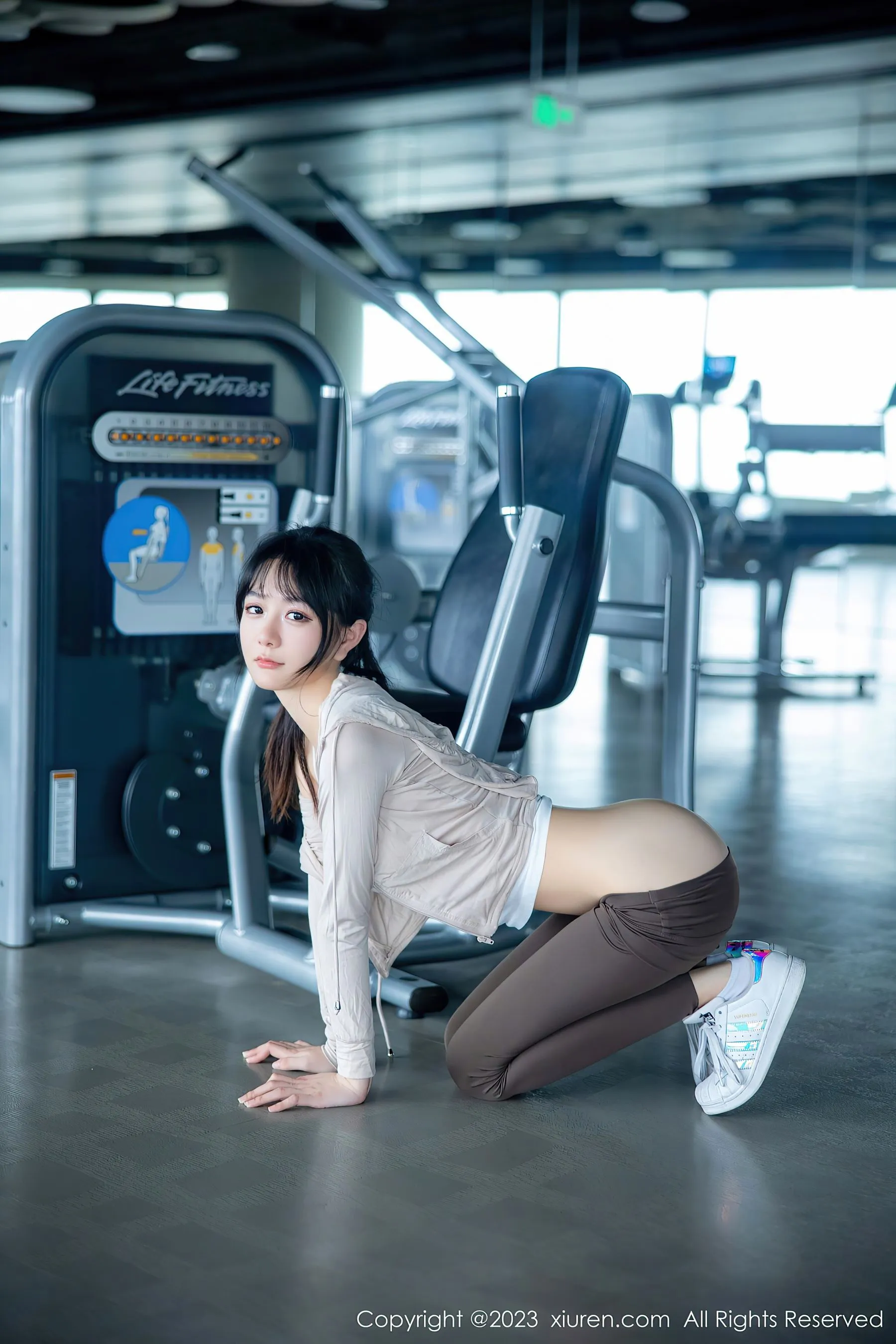 車模清純海邊寫真 – 春季活力風格展現精選 - 52