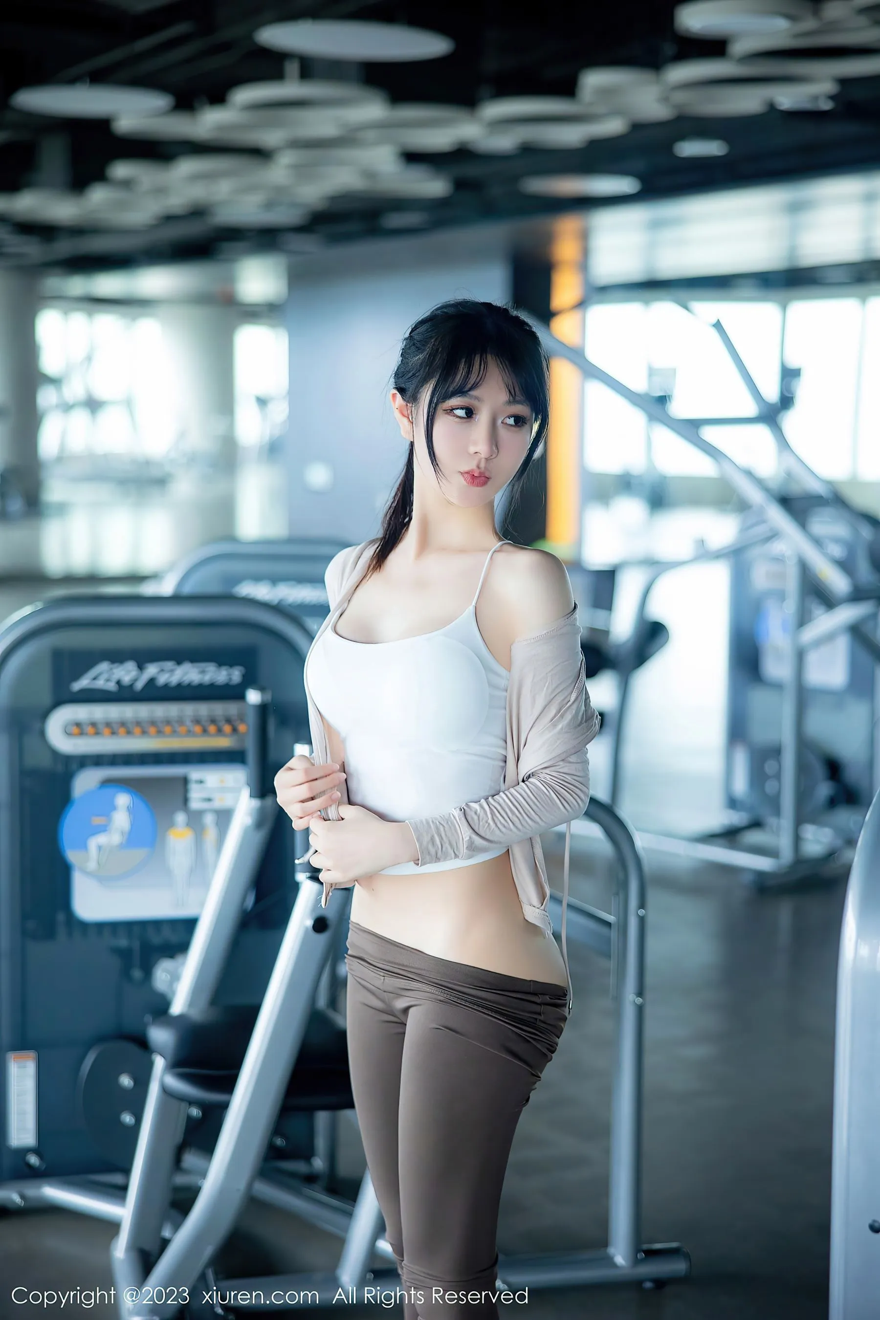 車模清純海邊寫真 – 春季活力風格展現精選 - 53