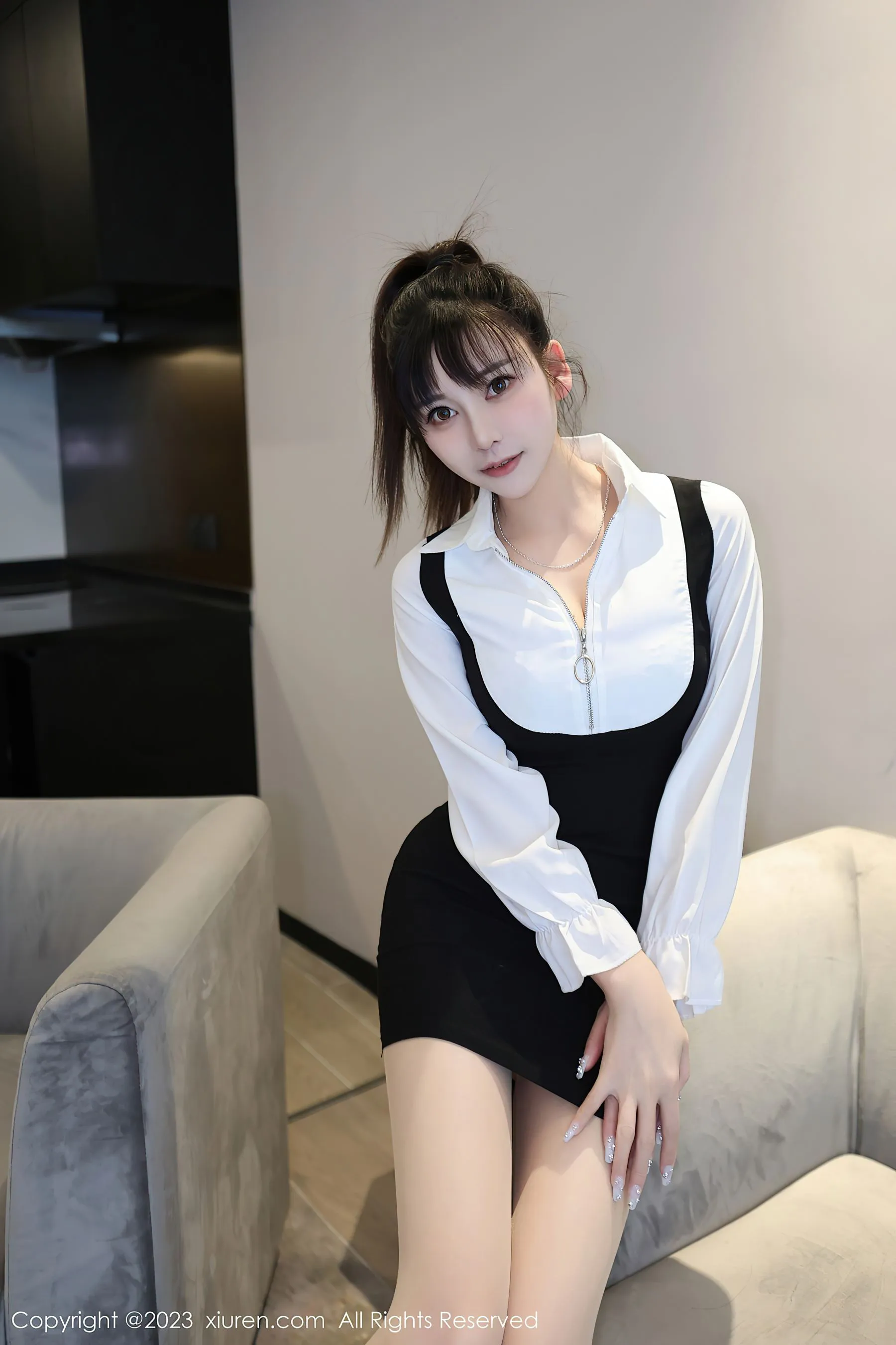 秋楓限定主播活潑寫真集 – 寫真館優雅瞬間捕捉典藏 - 44