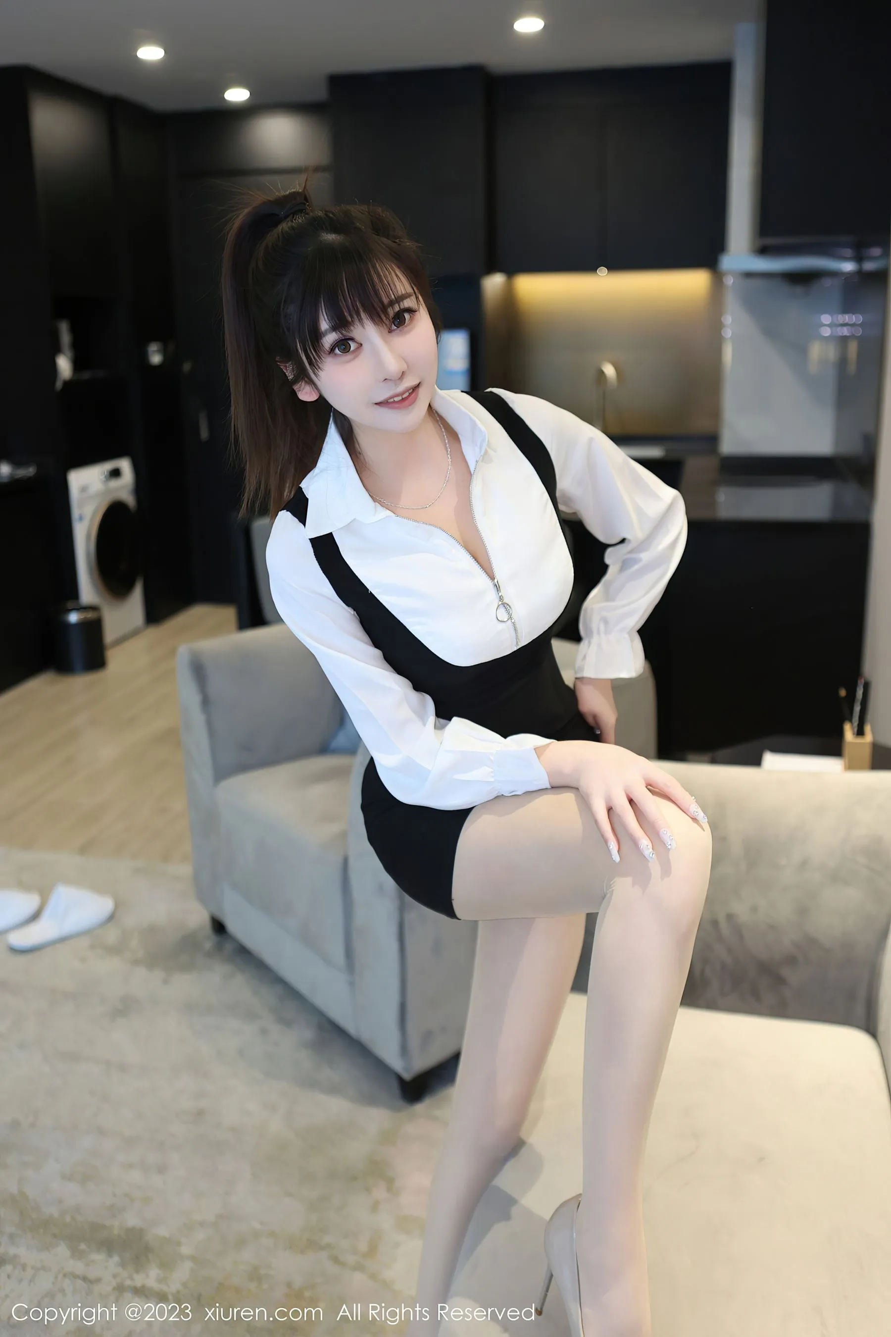 秋楓限定主播活潑寫真集 – 寫真館優雅瞬間捕捉典藏 - 49