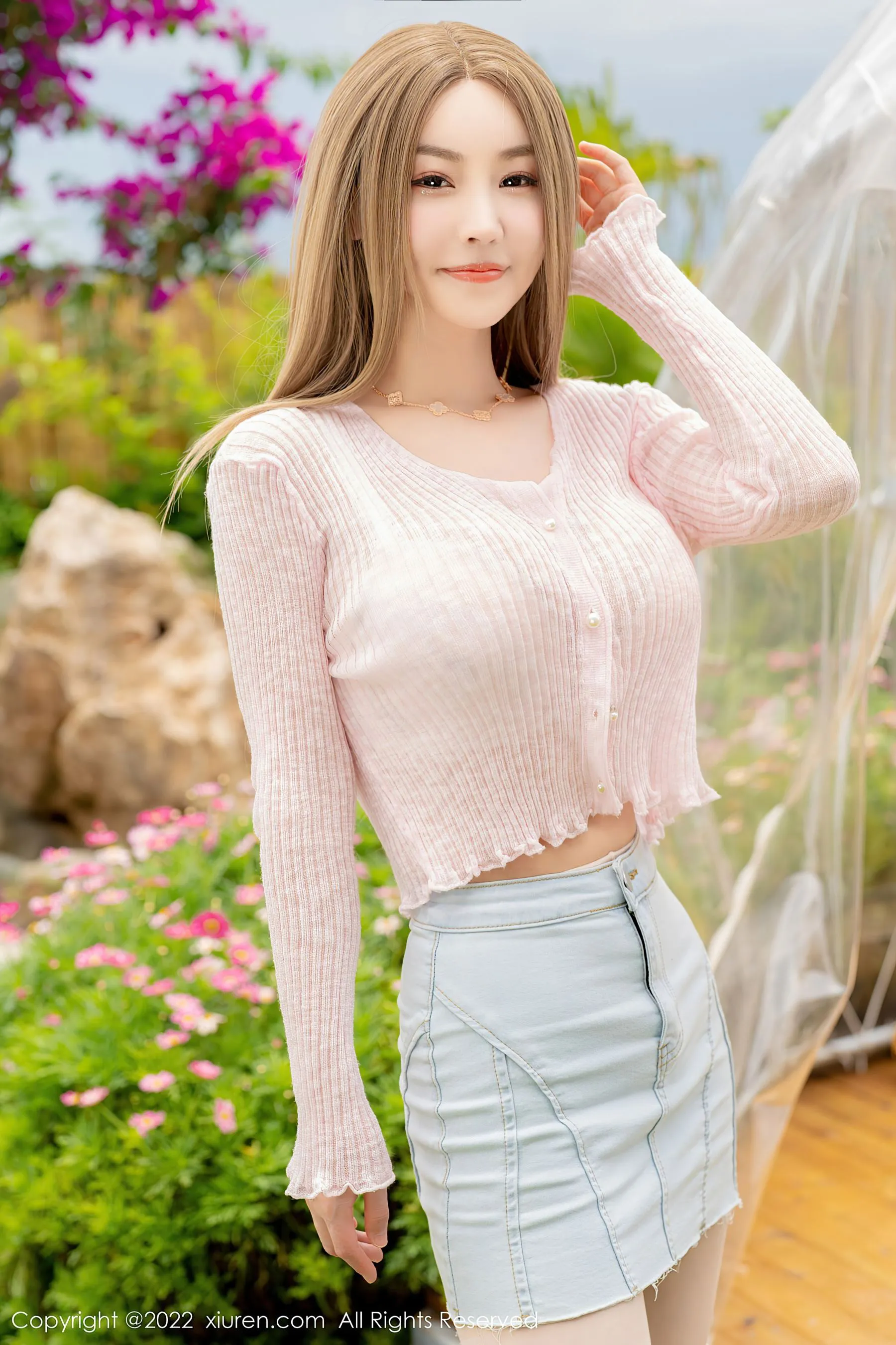 高雄黃昏嫩模美照 – 甜美魅力街拍實錄典藏 - 38