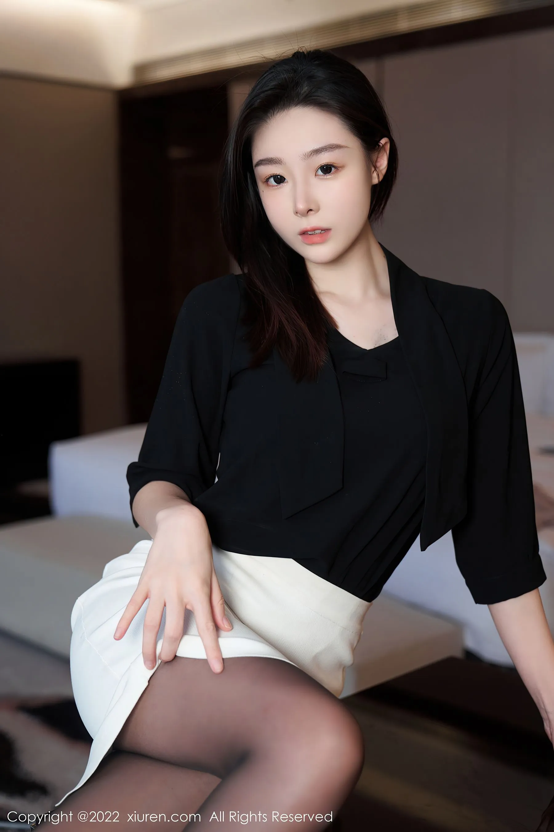 護士優雅夜景寫真 – 冬季優雅風格展現珍藏 - 24