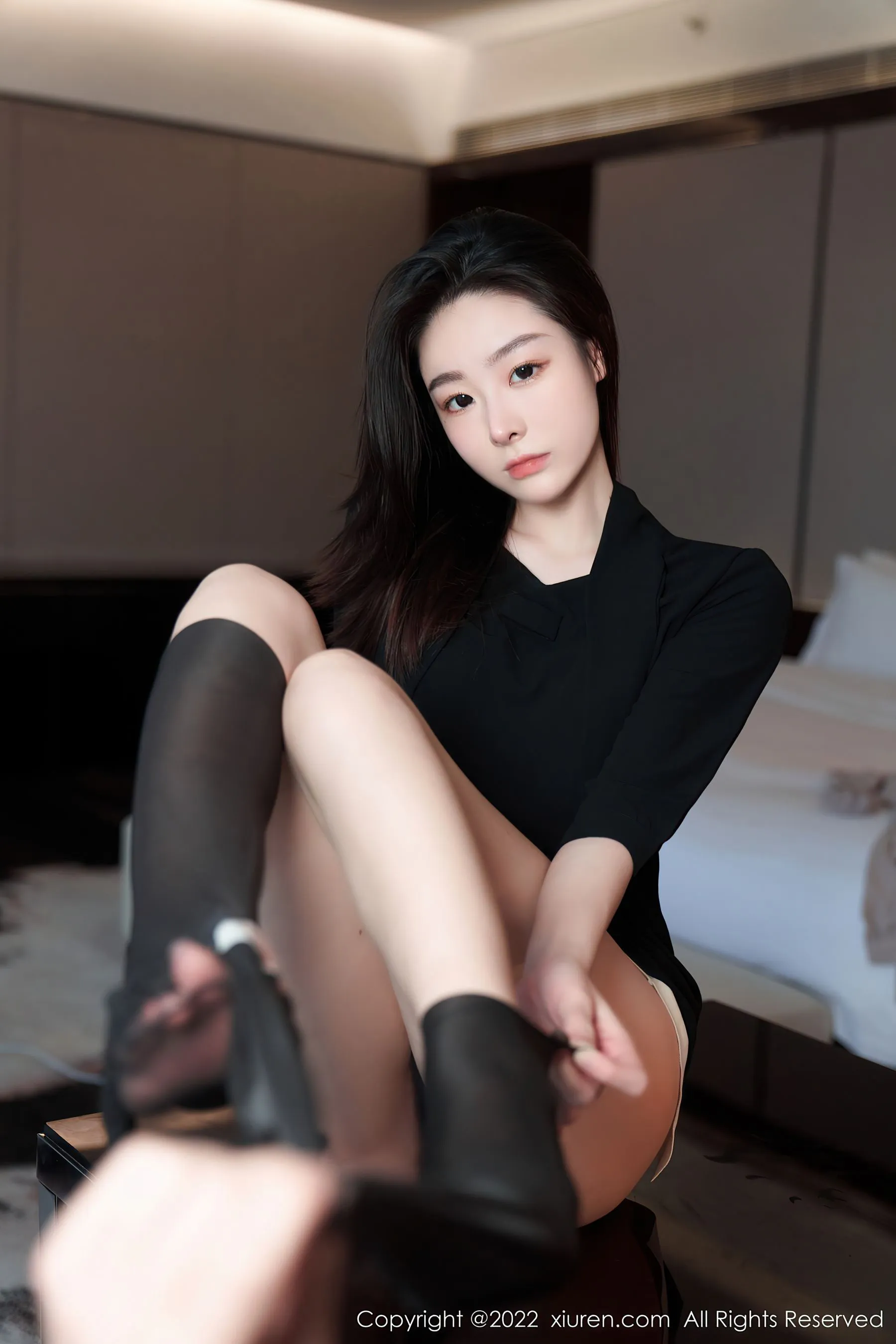 護士優雅夜景寫真 – 冬季優雅風格展現珍藏 - 25