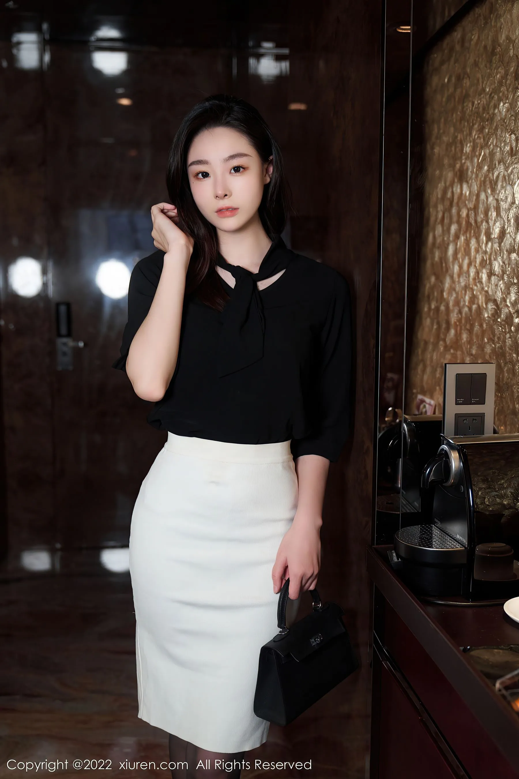 護士優雅夜景寫真 – 冬季優雅風格展現珍藏 - 28