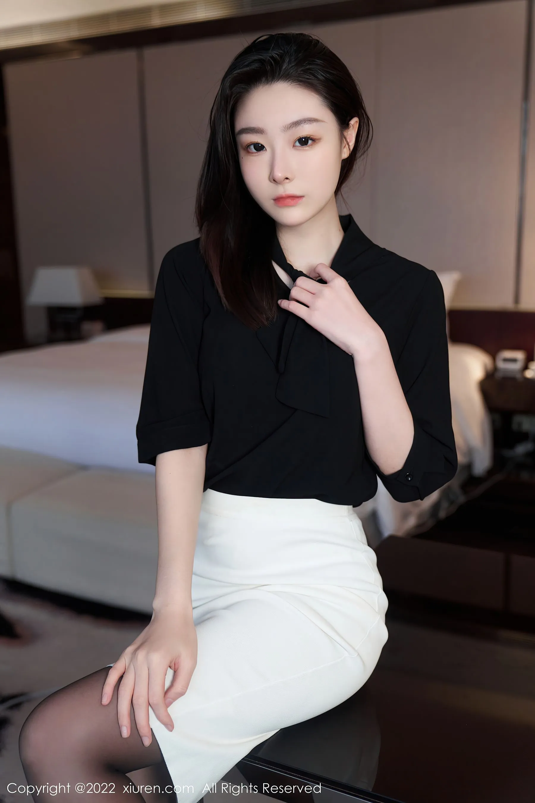 護士優雅夜景寫真 – 冬季優雅風格展現珍藏 - 40