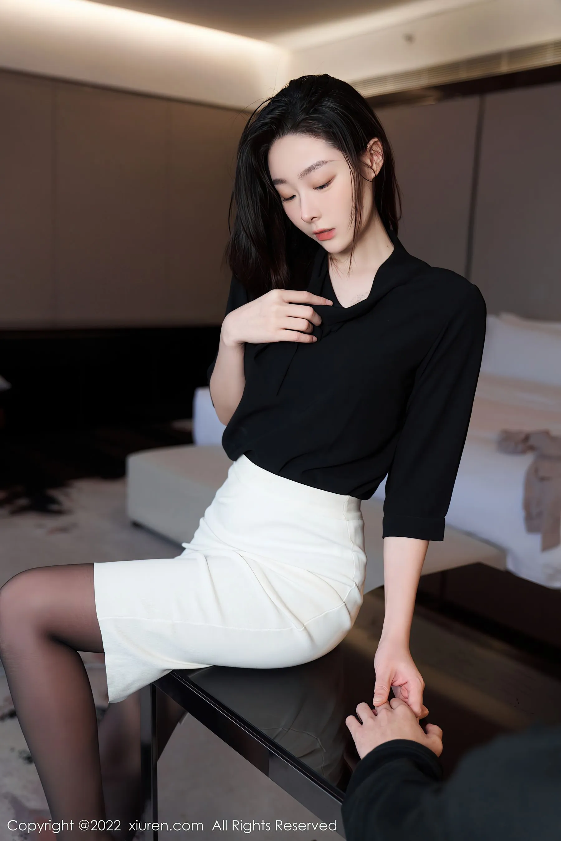 護士優雅夜景寫真 – 冬季優雅風格展現珍藏 - 42