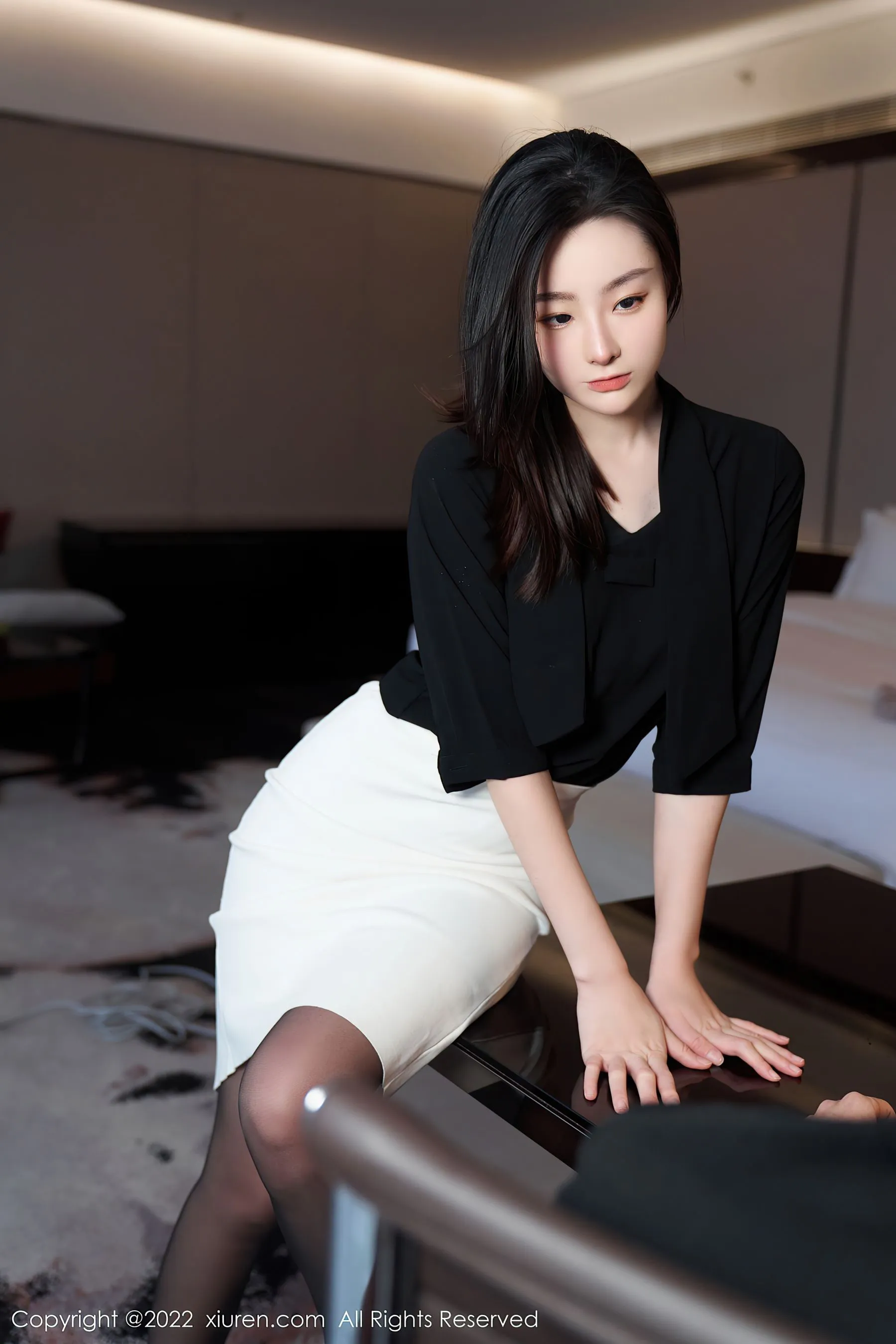 護士優雅夜景寫真 – 冬季優雅風格展現珍藏 - 43