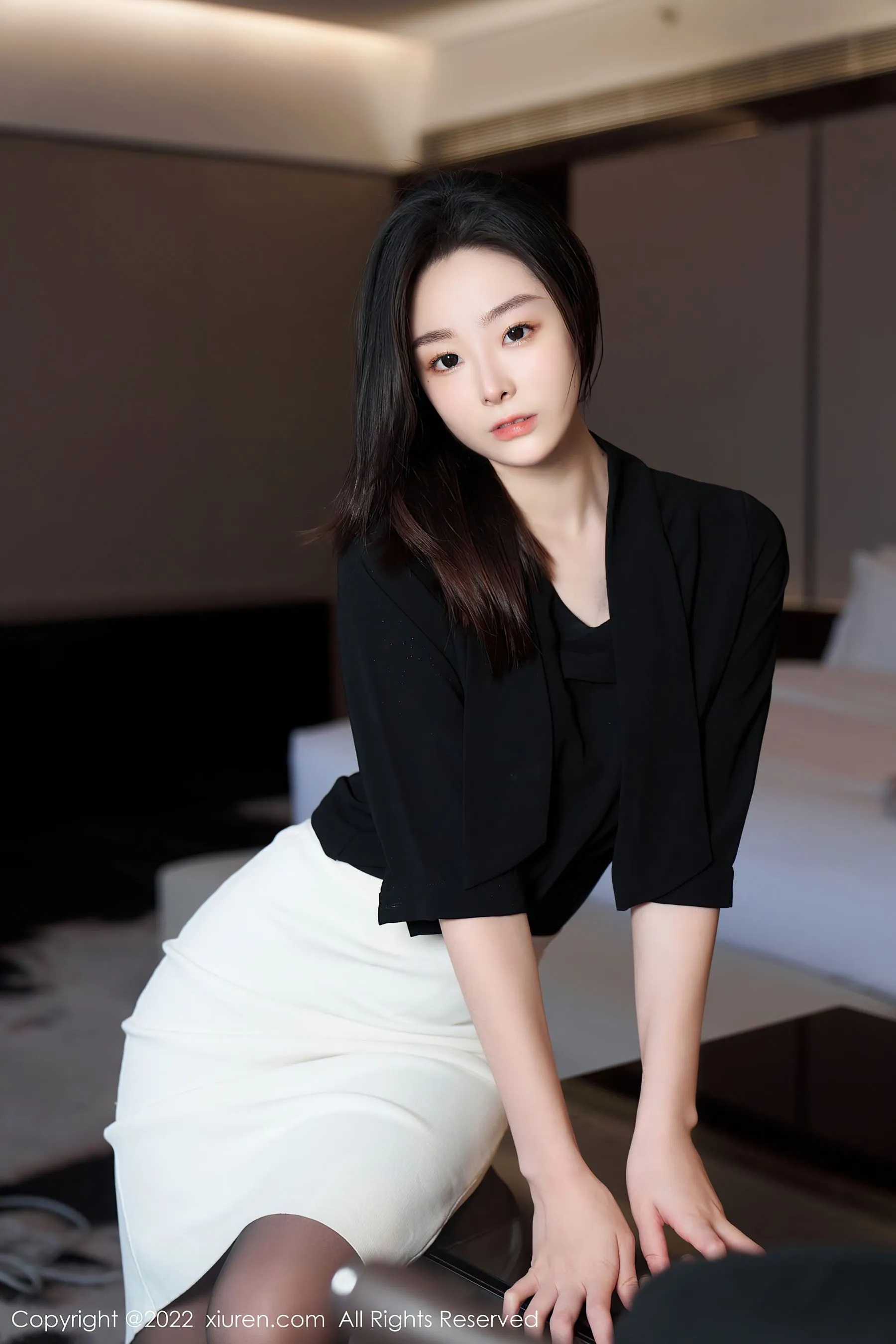 護士優雅夜景寫真 – 冬季優雅風格展現珍藏 - 44